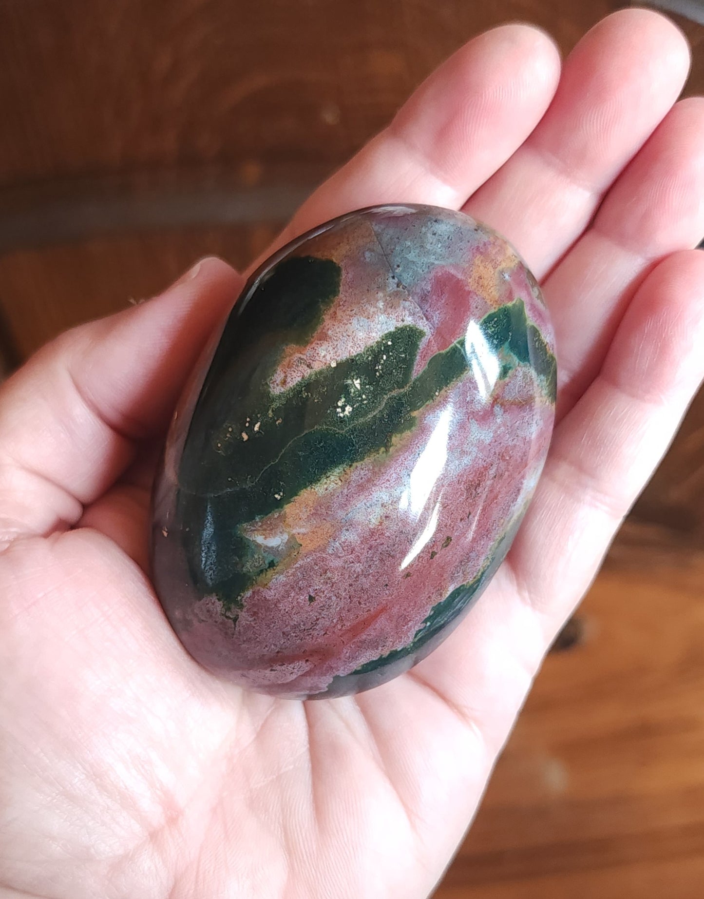 Ocean Jasper Palm Stone