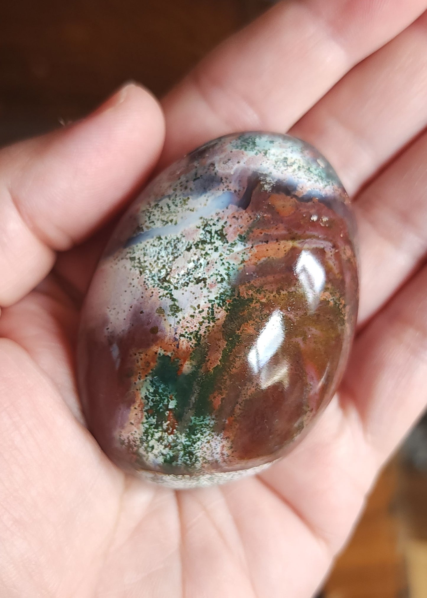 Ocean Jasper Palm Stone