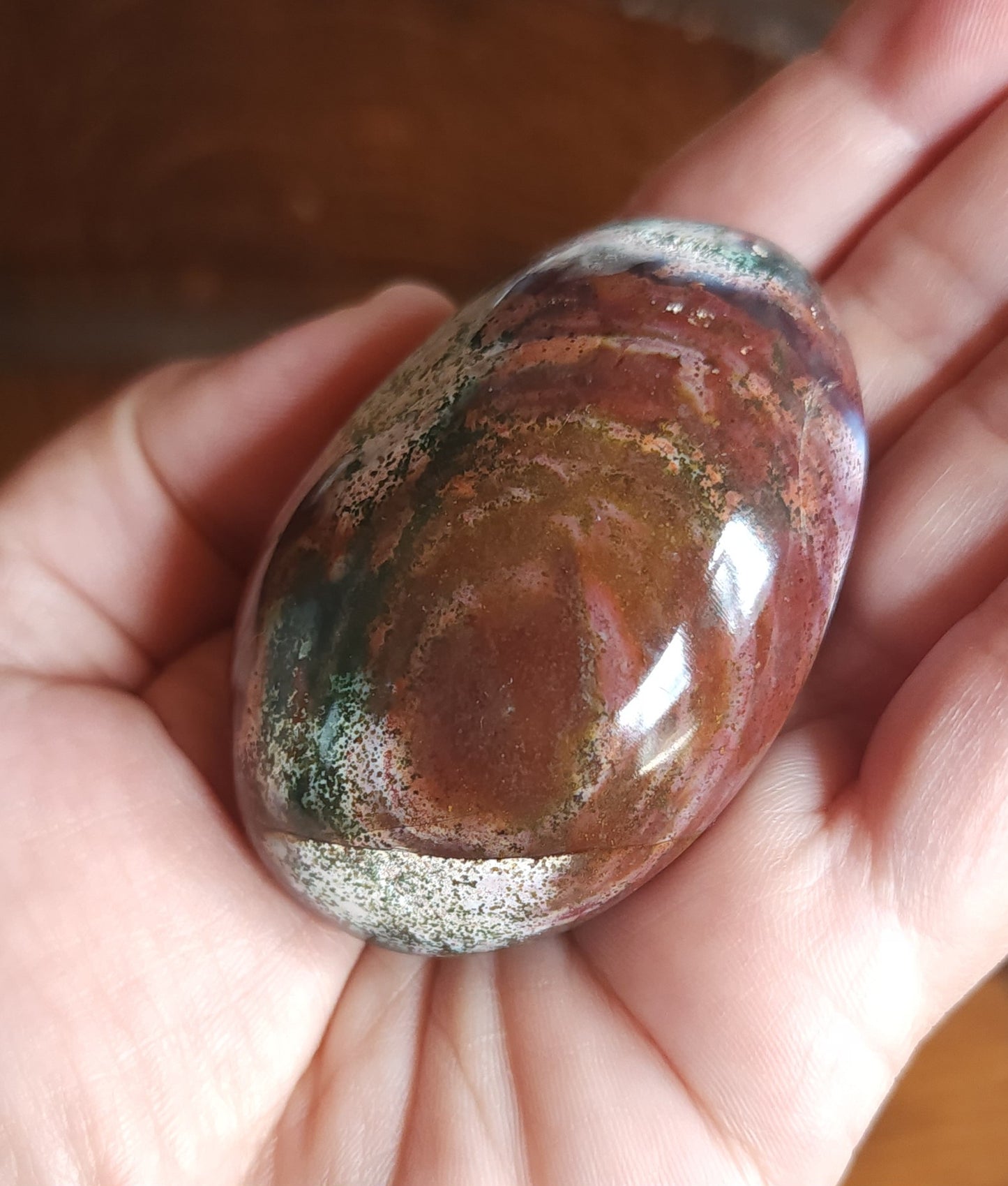 Ocean Jasper Palm Stone