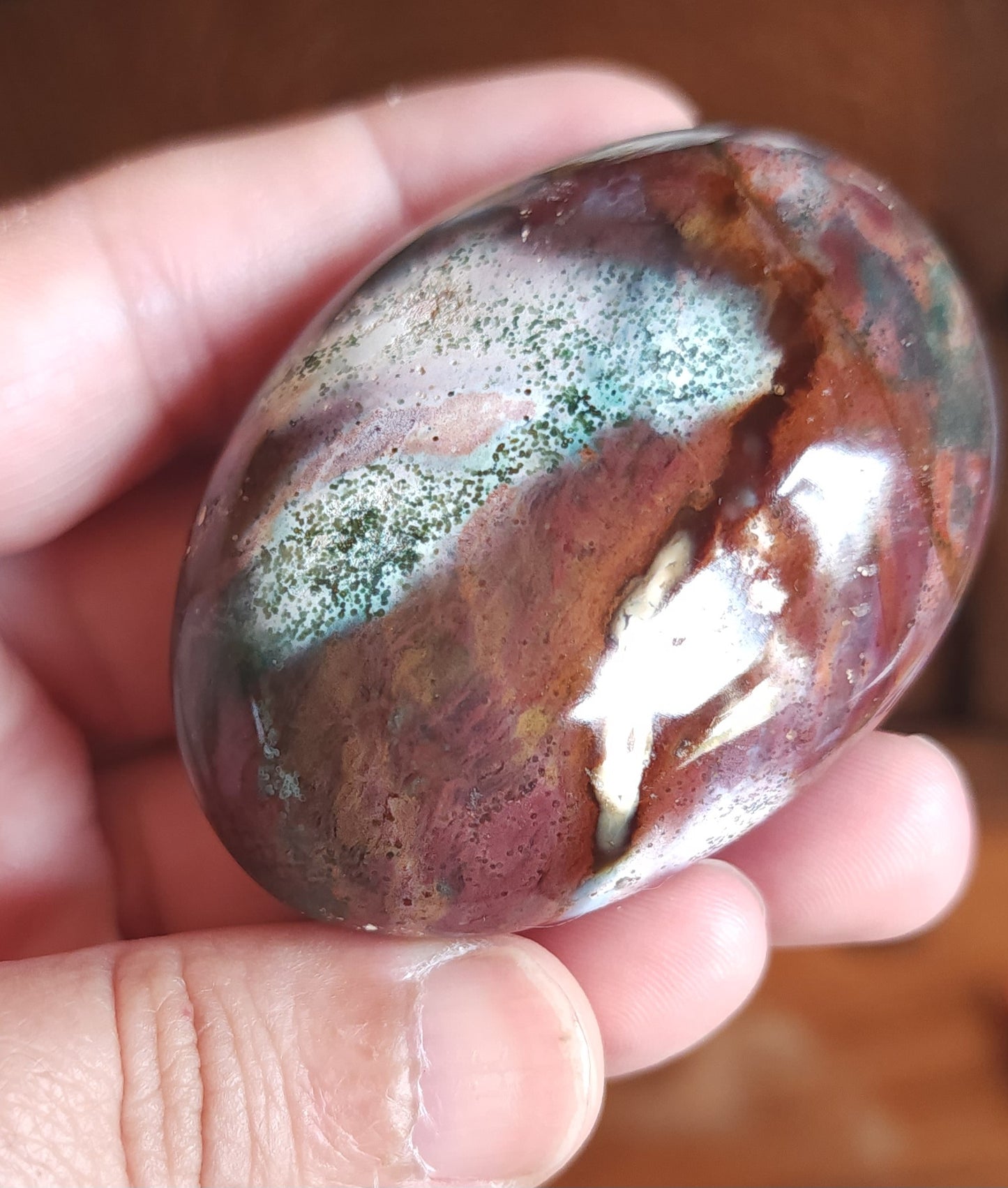 Ocean Jasper Palm Stone