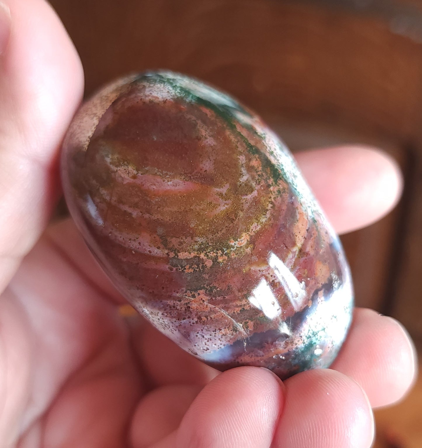 Ocean Jasper Palm Stone