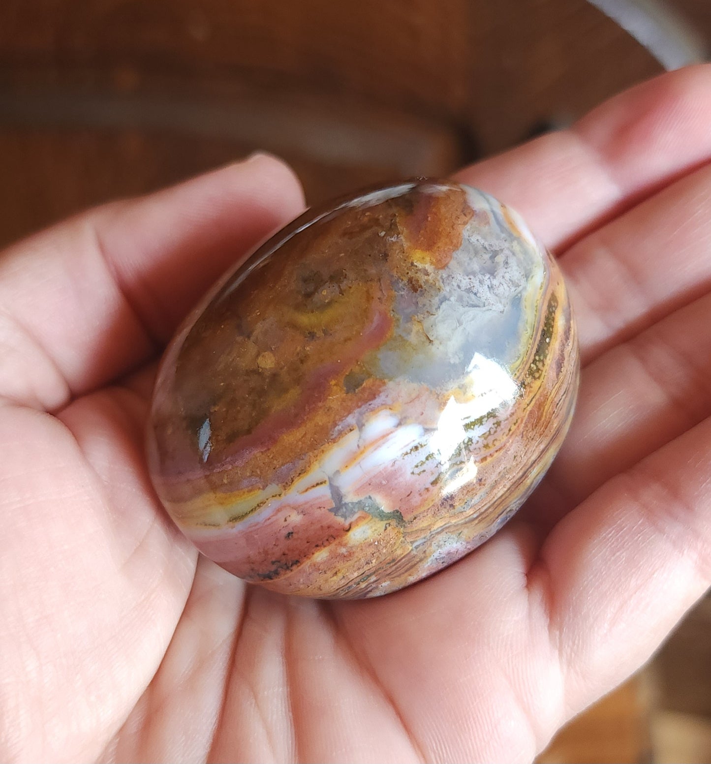 Ocean Jasper Palm Stone