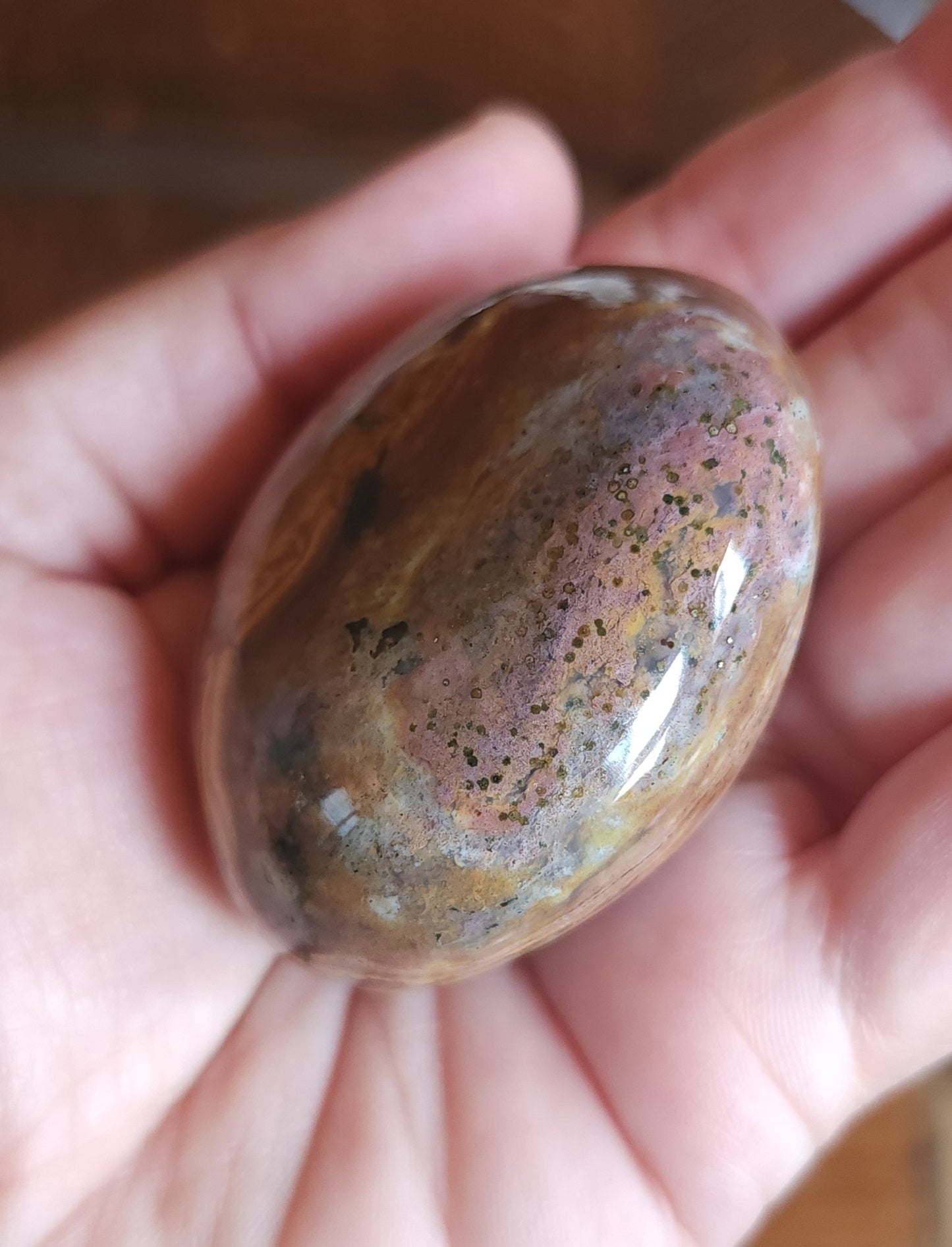 Ocean Jasper Palm Stone