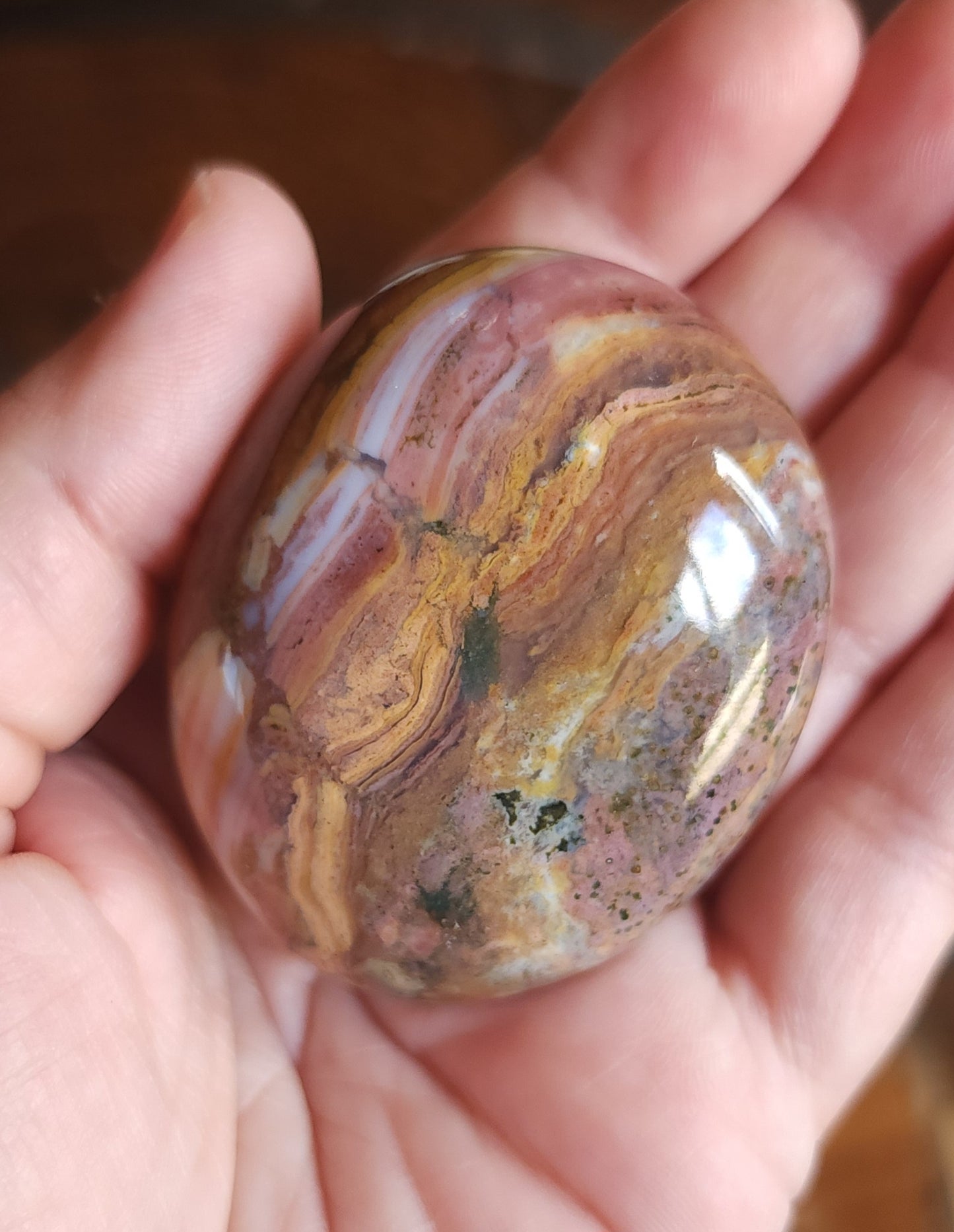 Ocean Jasper Palm Stone
