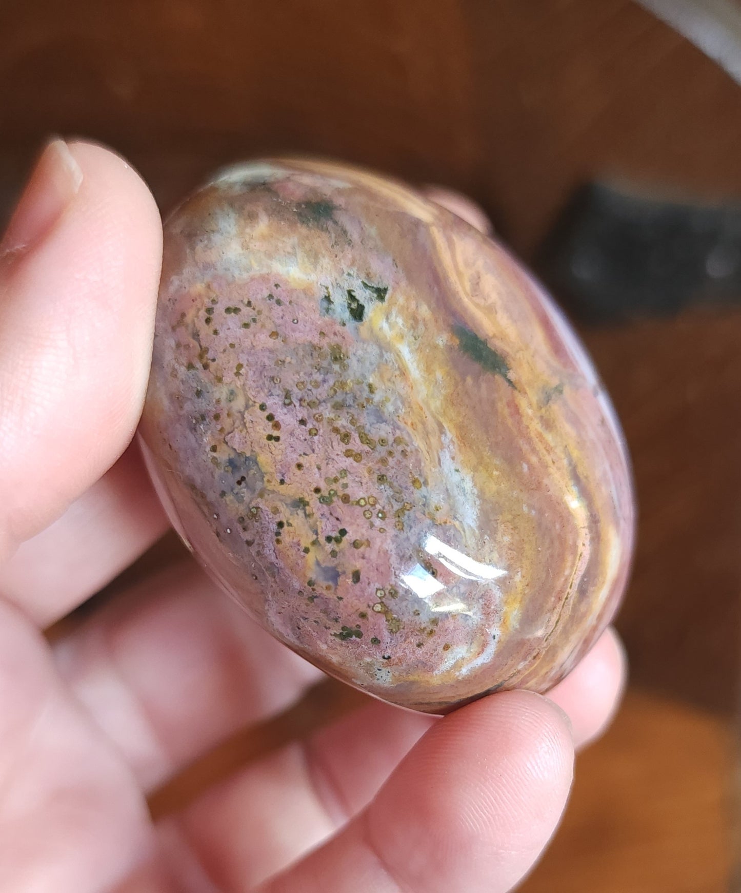 Ocean Jasper Palm Stone