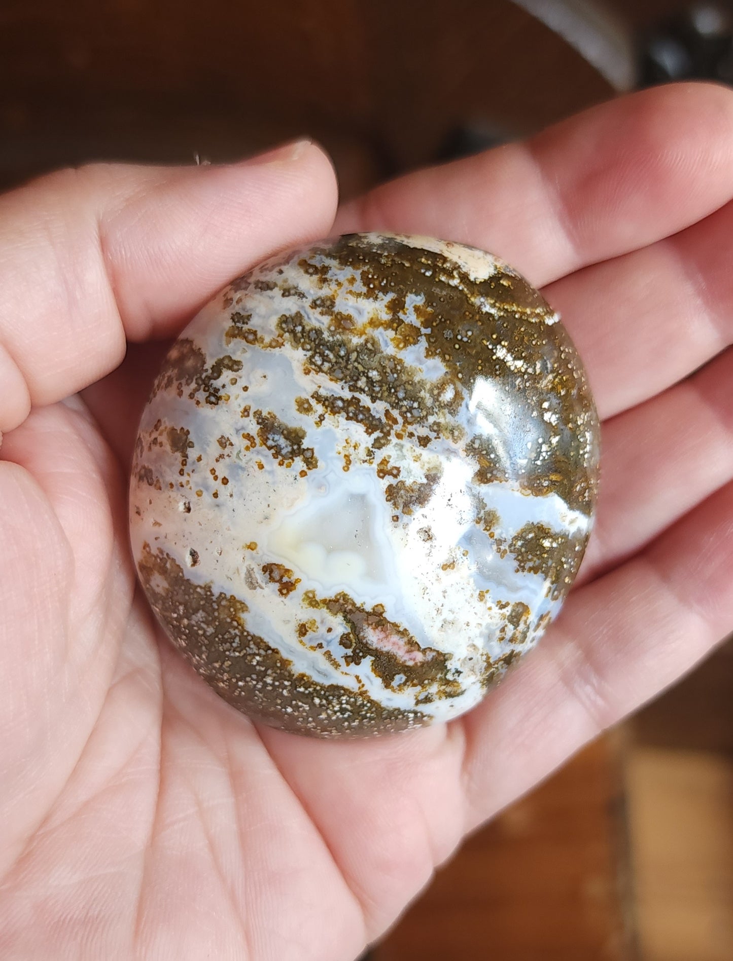 Ocean Jasper Palm Stone