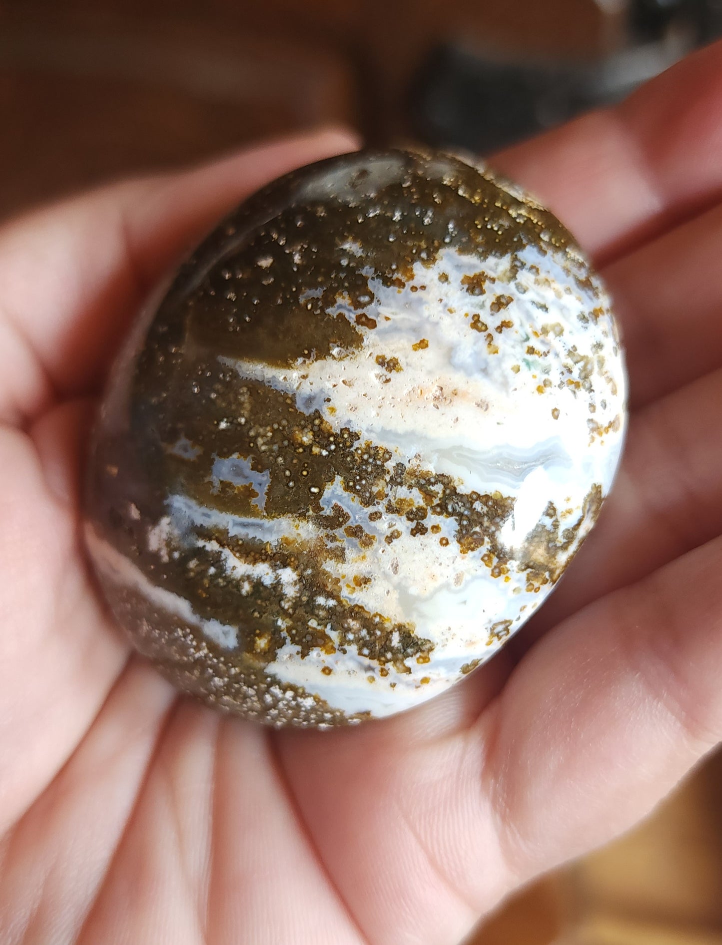 Ocean Jasper Palm Stone