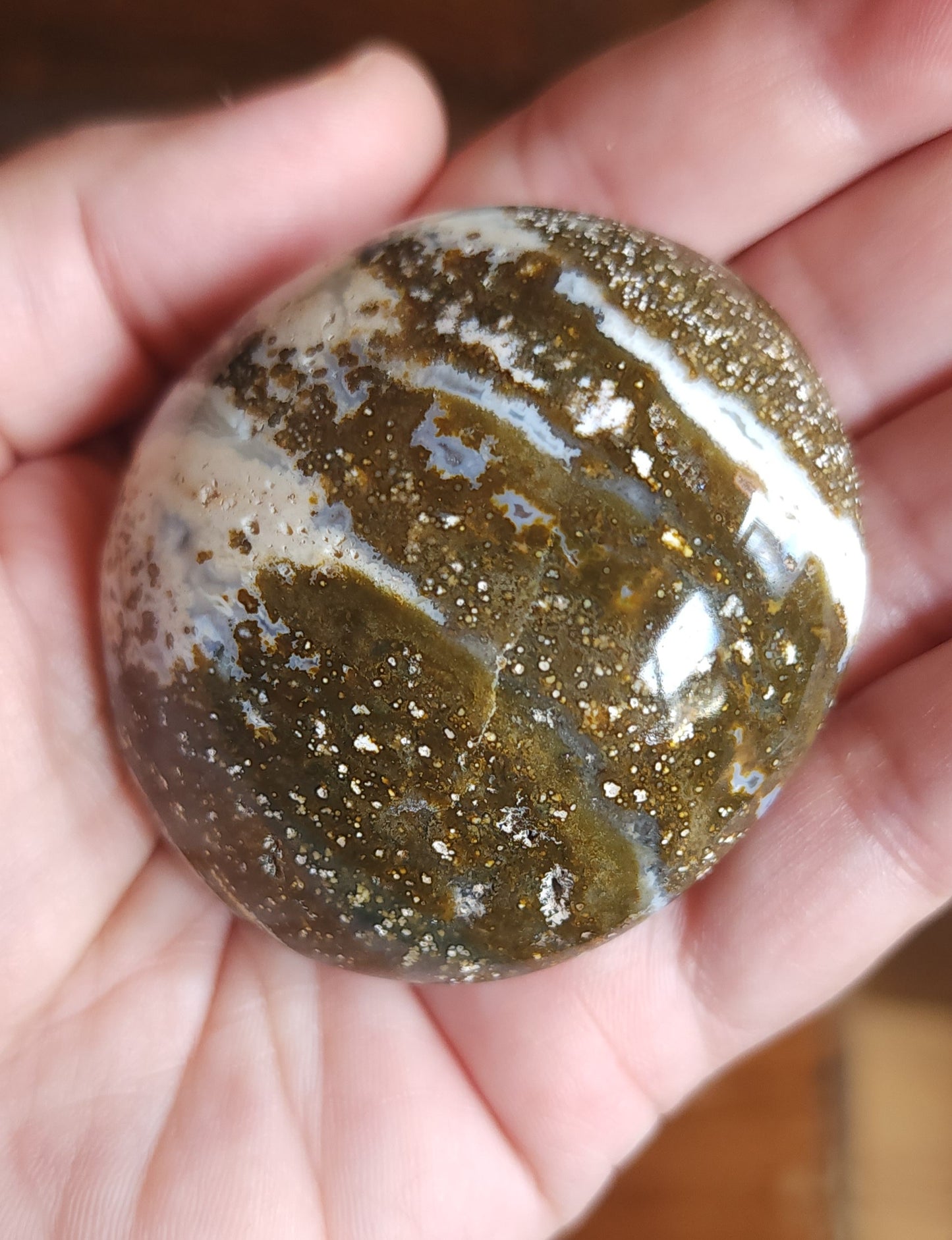 Ocean Jasper Palm Stone