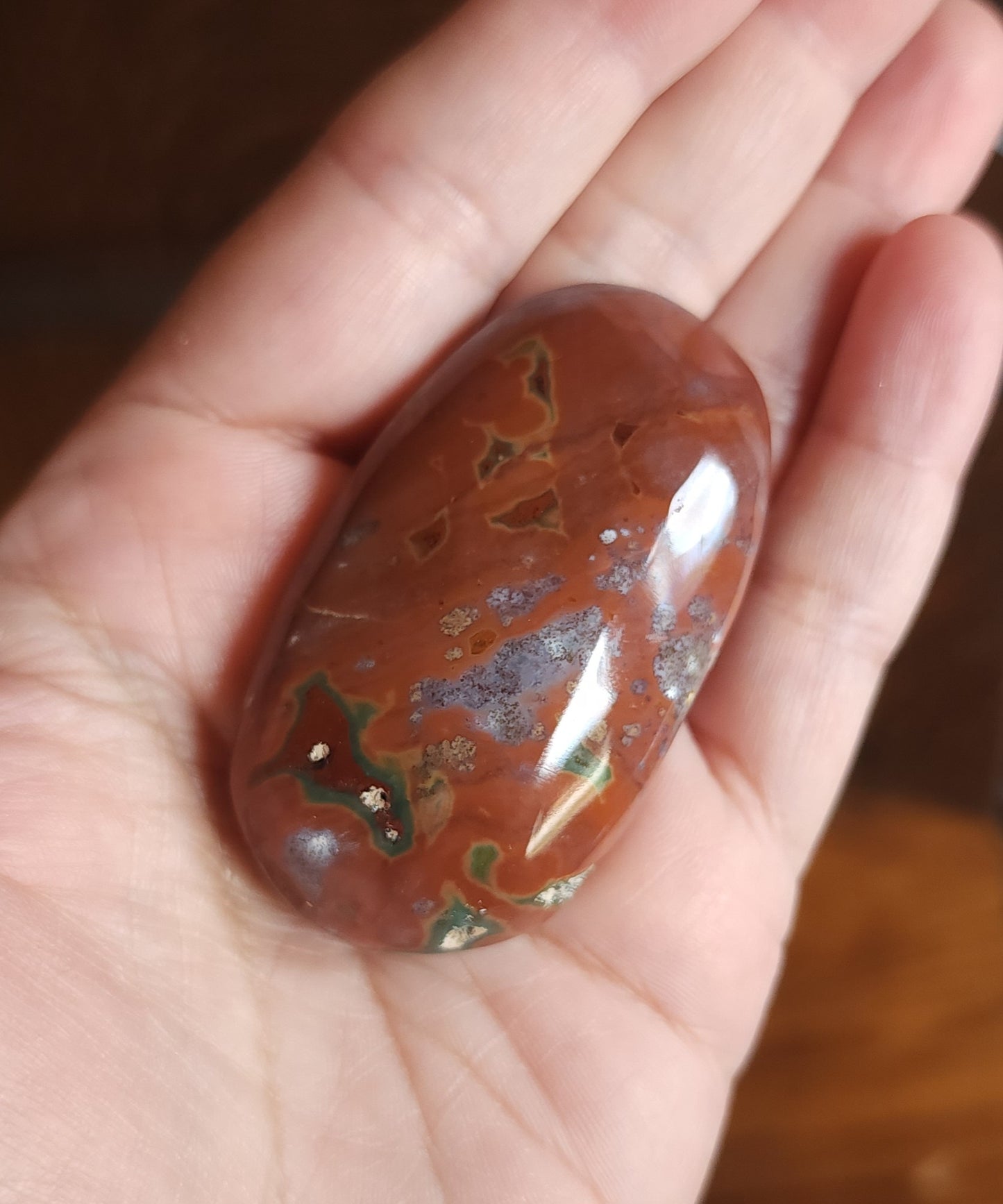 Ocean Jasper Palm Stone