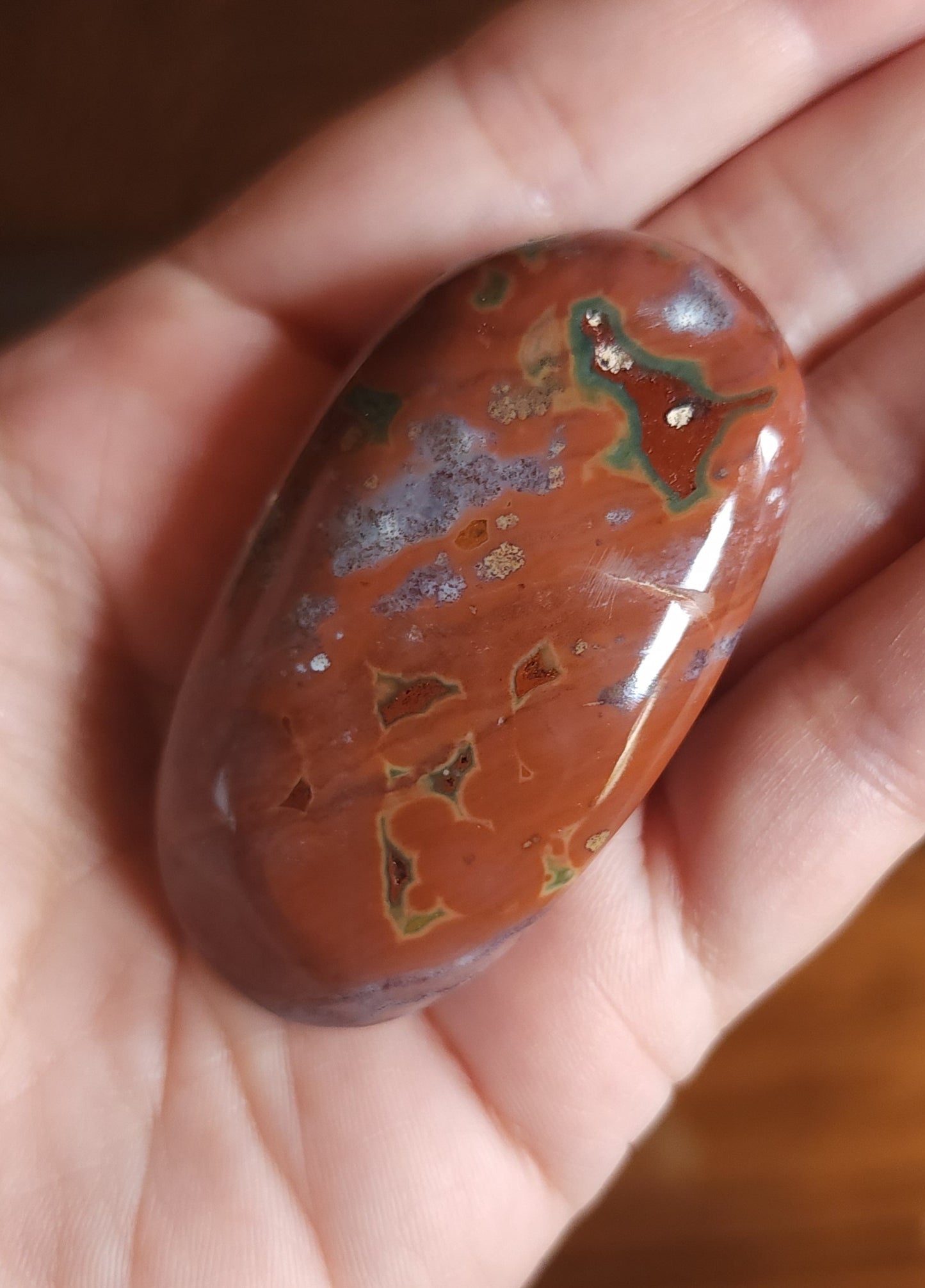 Ocean Jasper Palm Stone