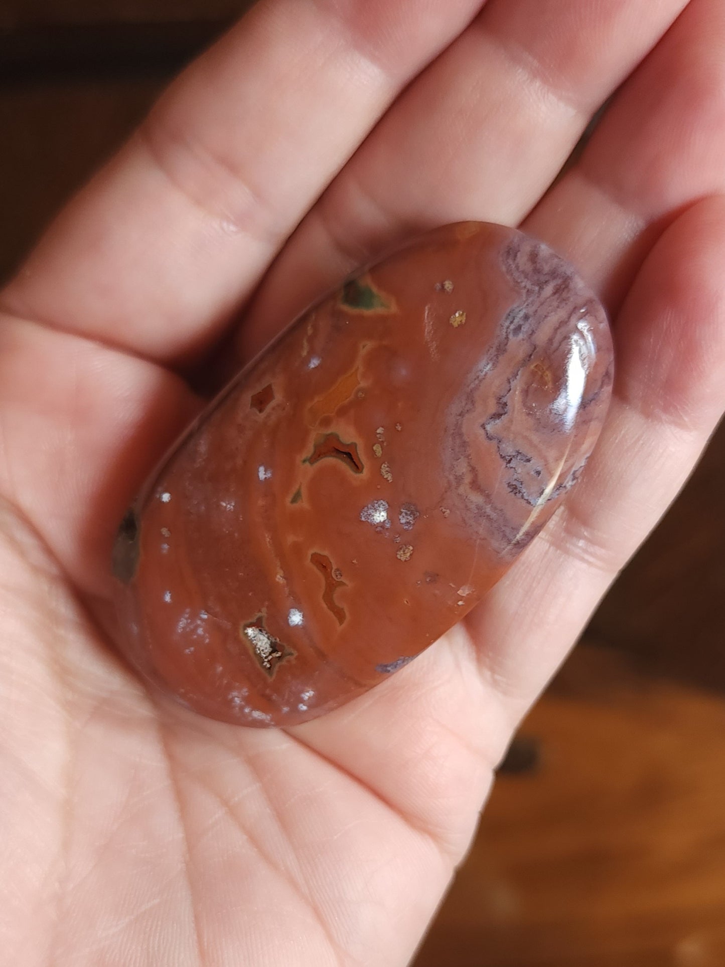 Ocean Jasper Palm Stone