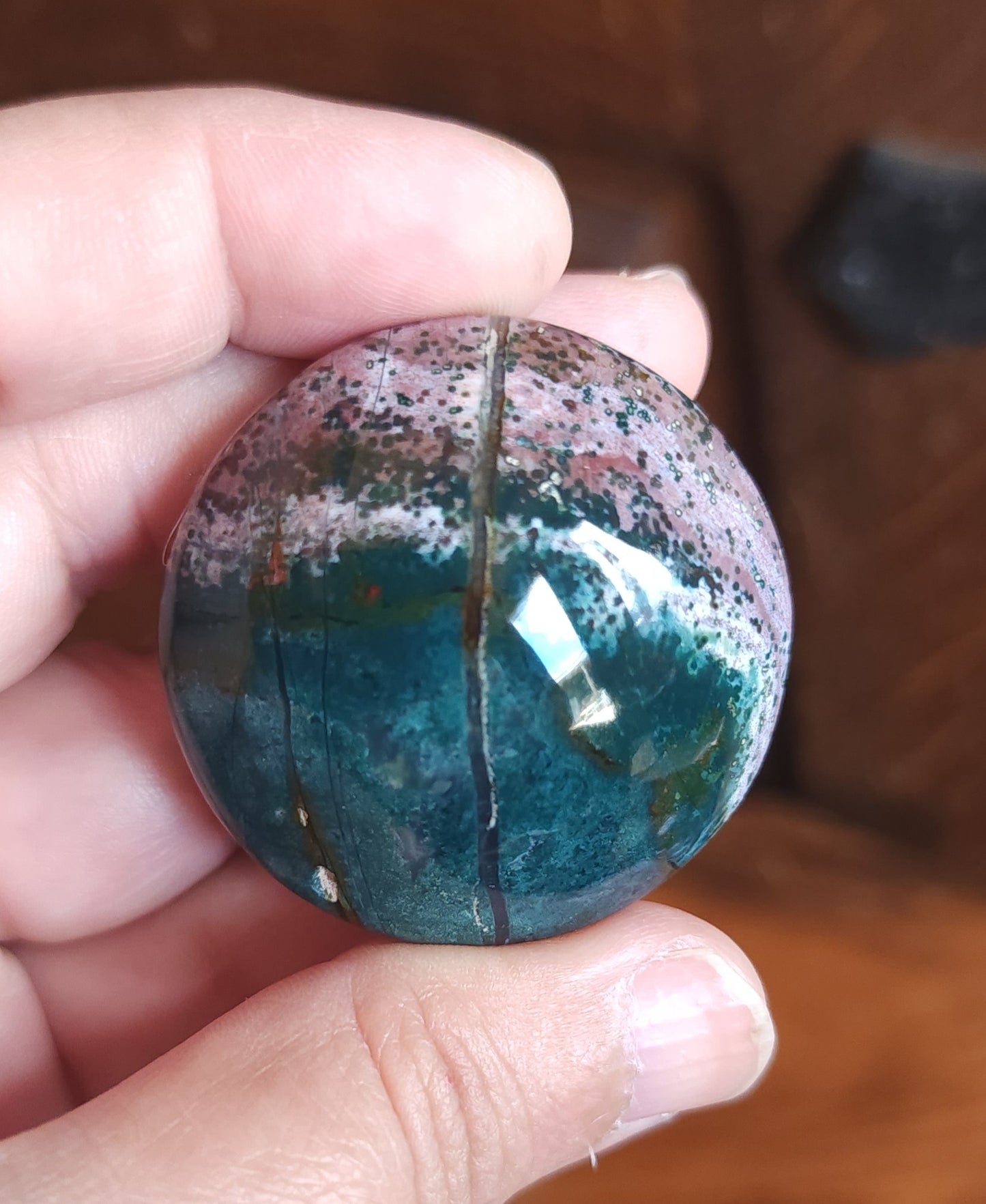 Ocean Jasper Palm Stone