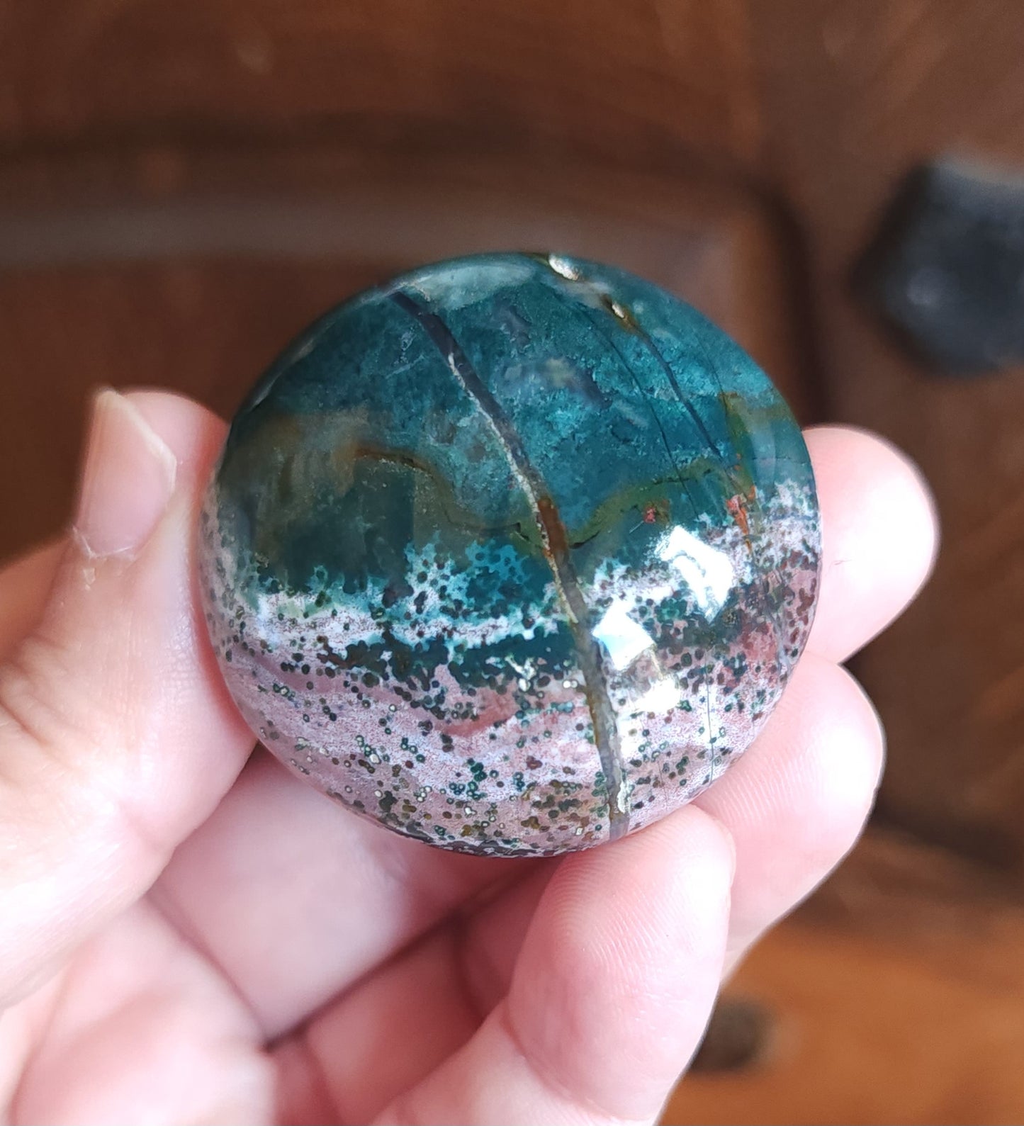 Ocean Jasper Palm Stone