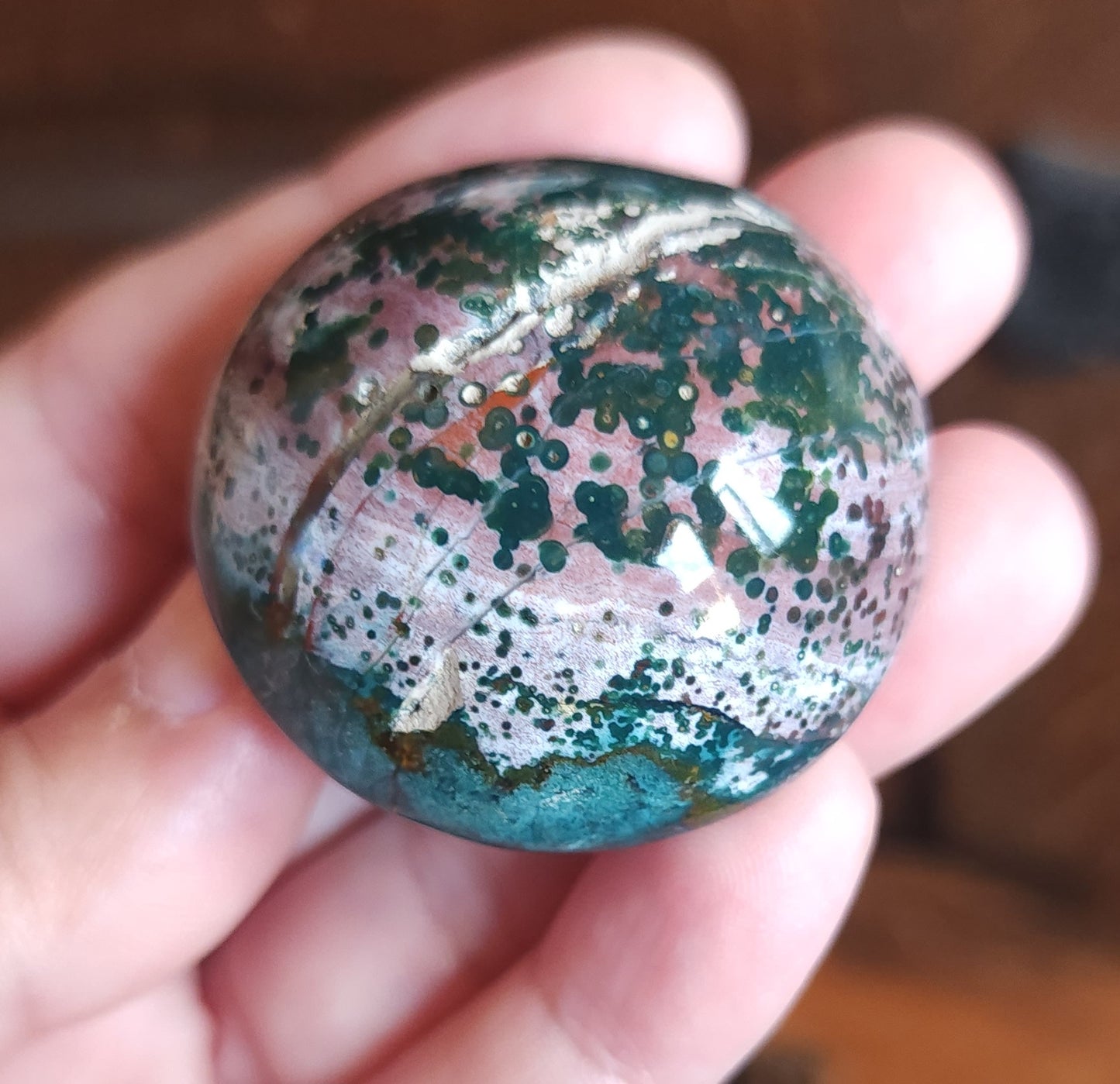 Ocean Jasper Palm Stone