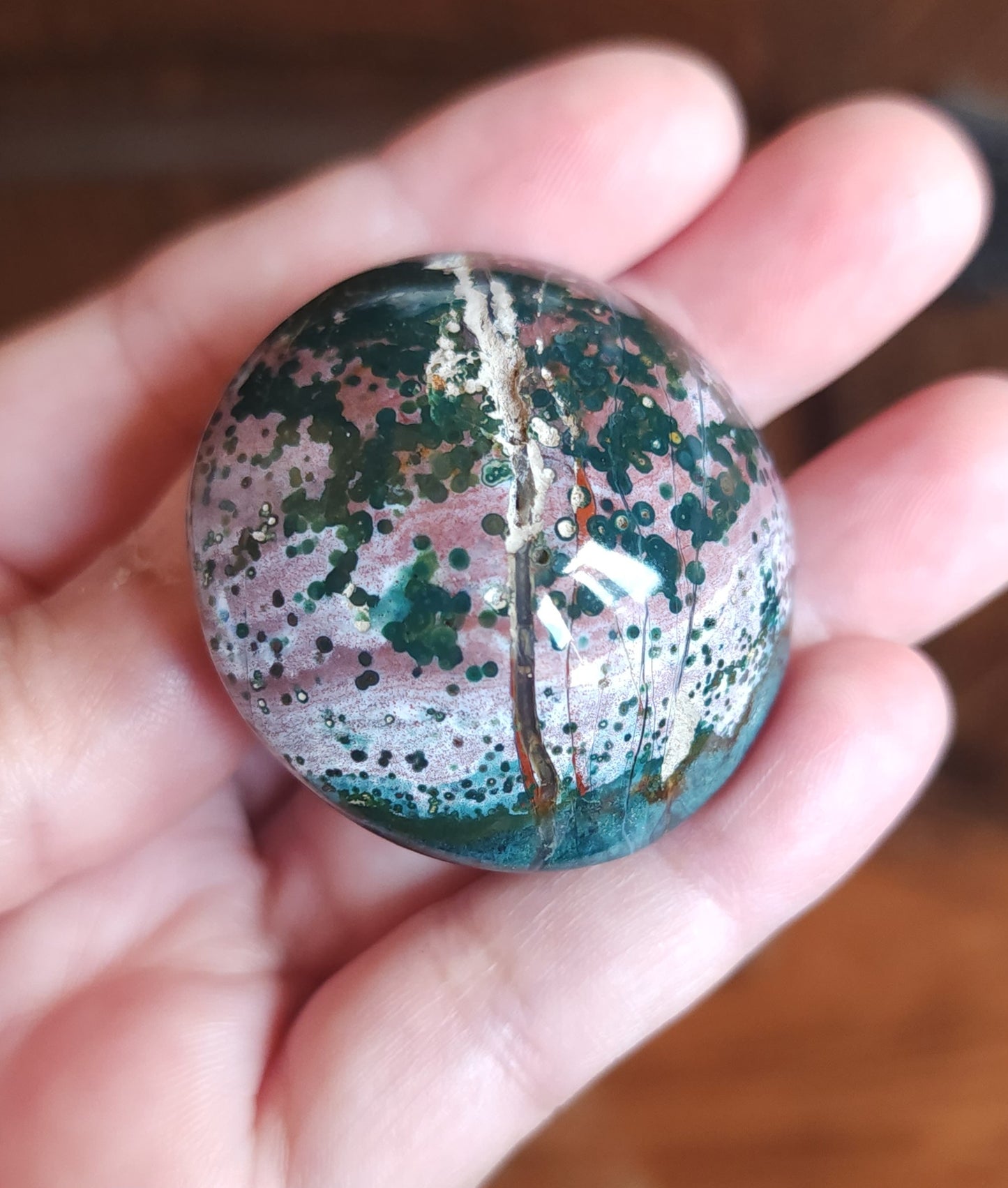 Ocean Jasper Palm Stone