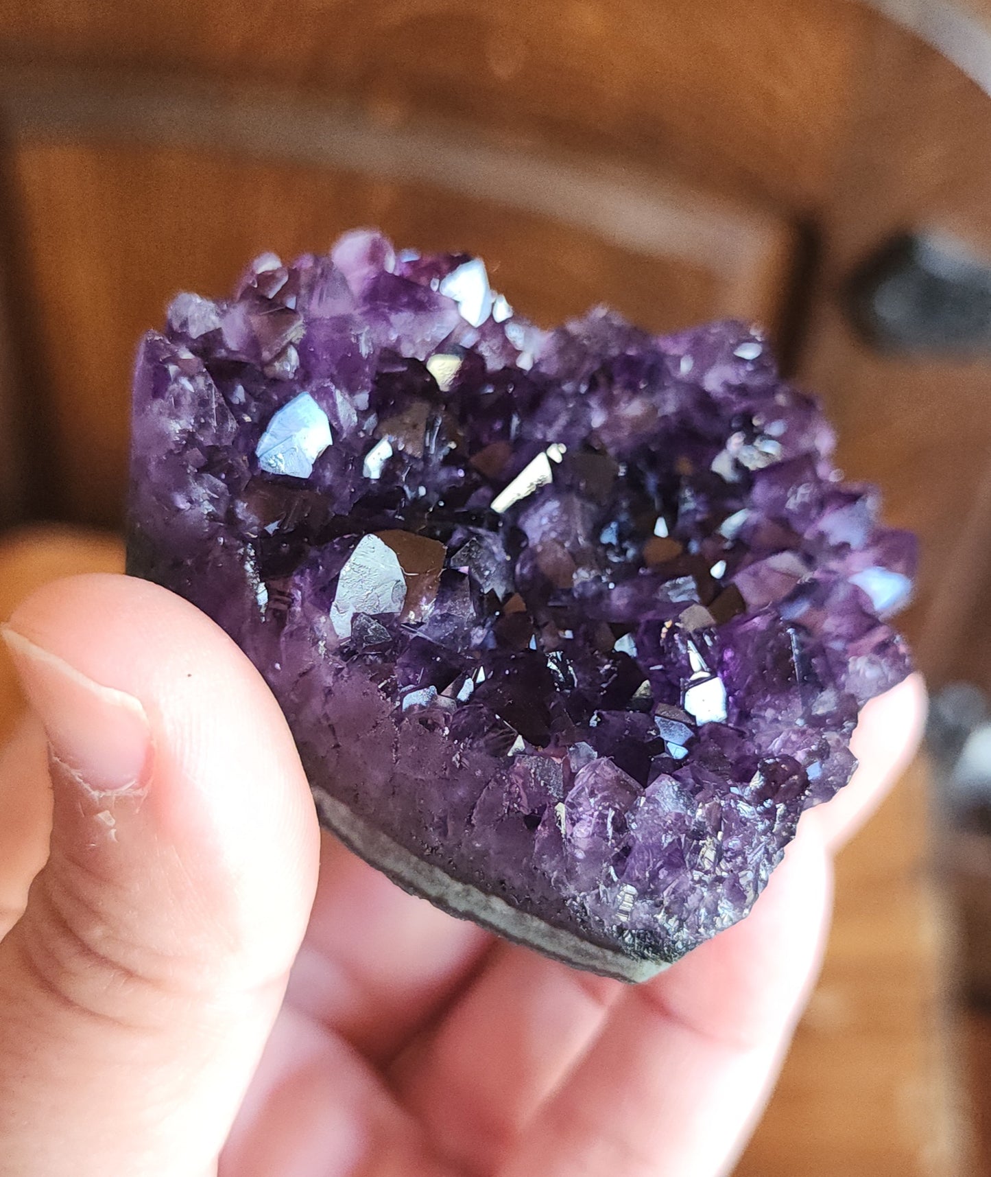 Amethyst Druzy Heart