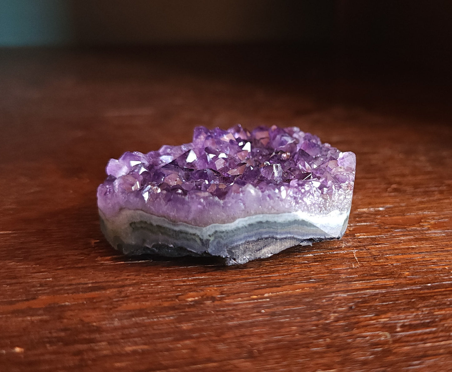 Amethyst Druzy Heart