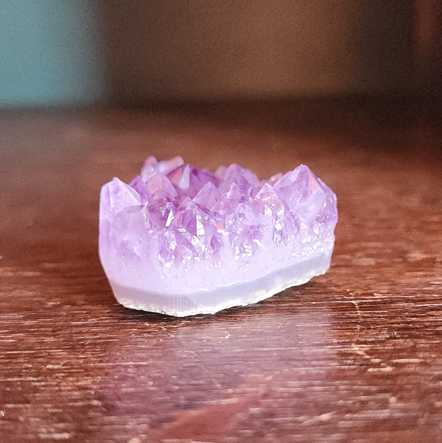 Amethyst Druzy Heart