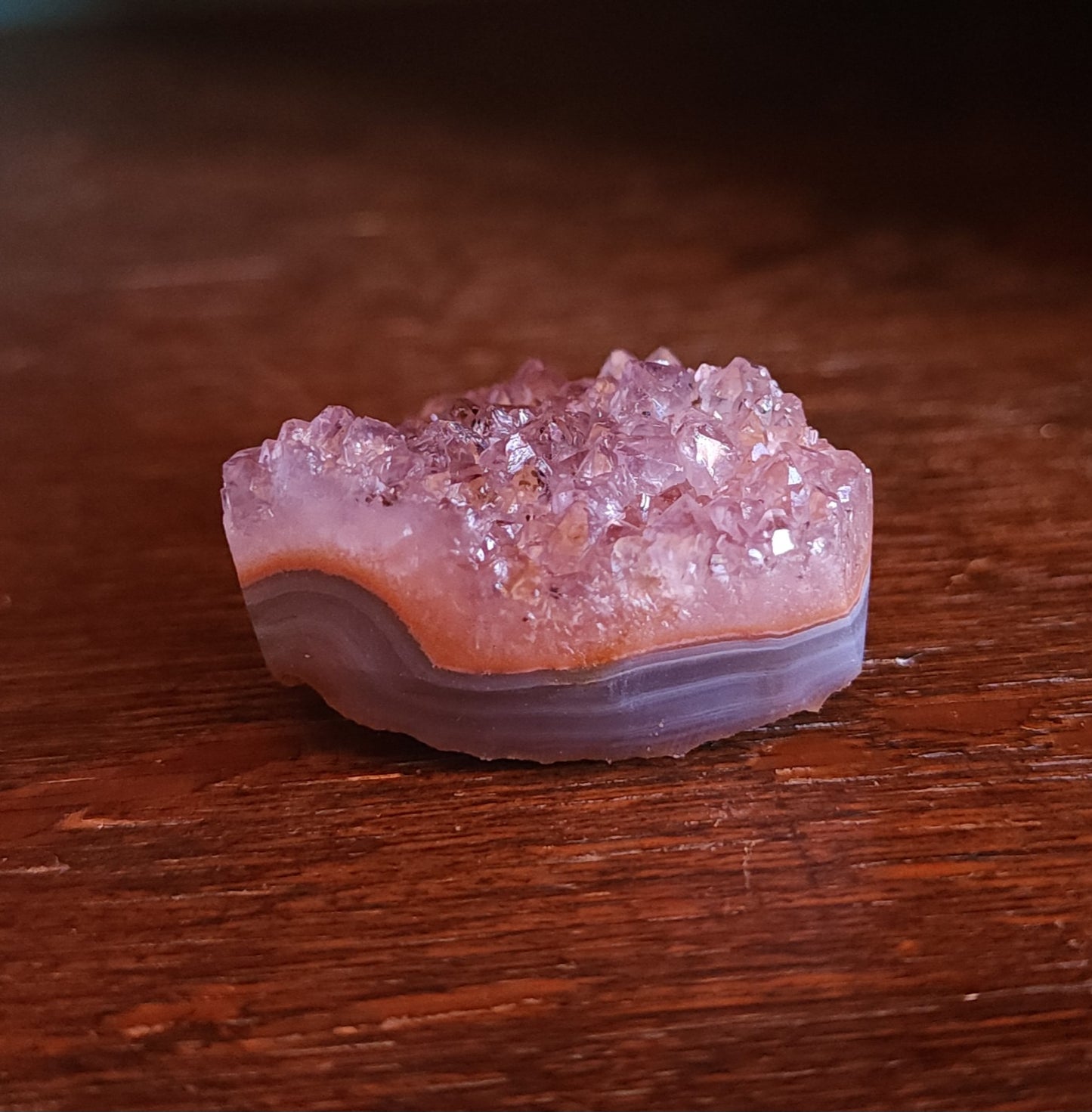 Amethyst Druzy Heart