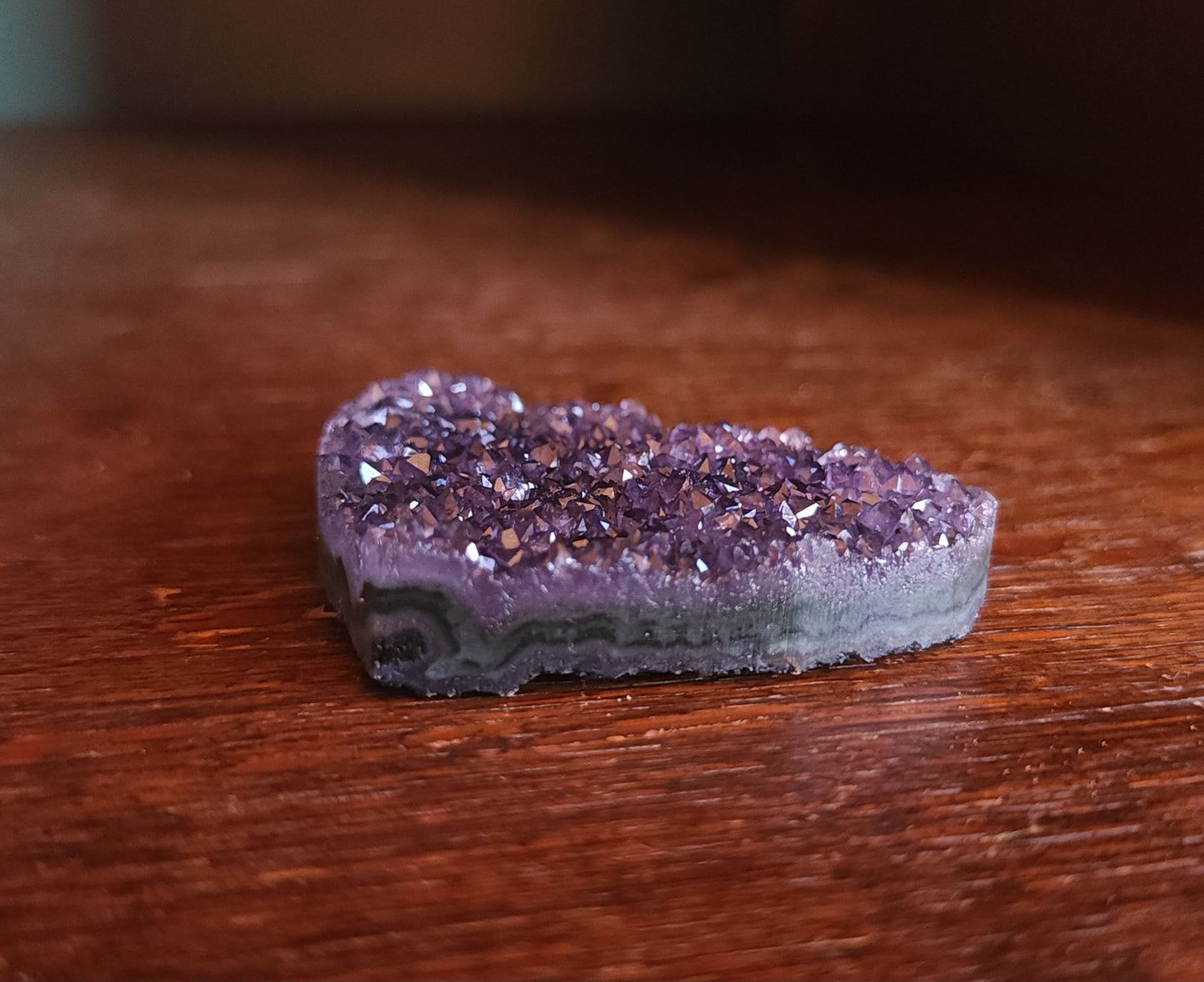 Amethyst Druzy Heart