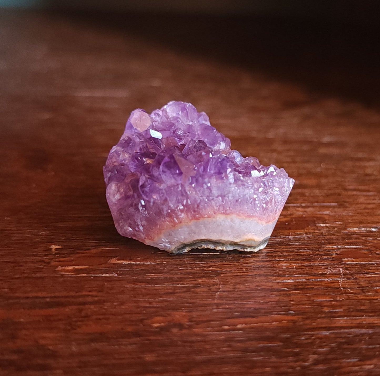 Amethyst Druzy Heart