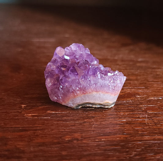 Amethyst Druzy Heart