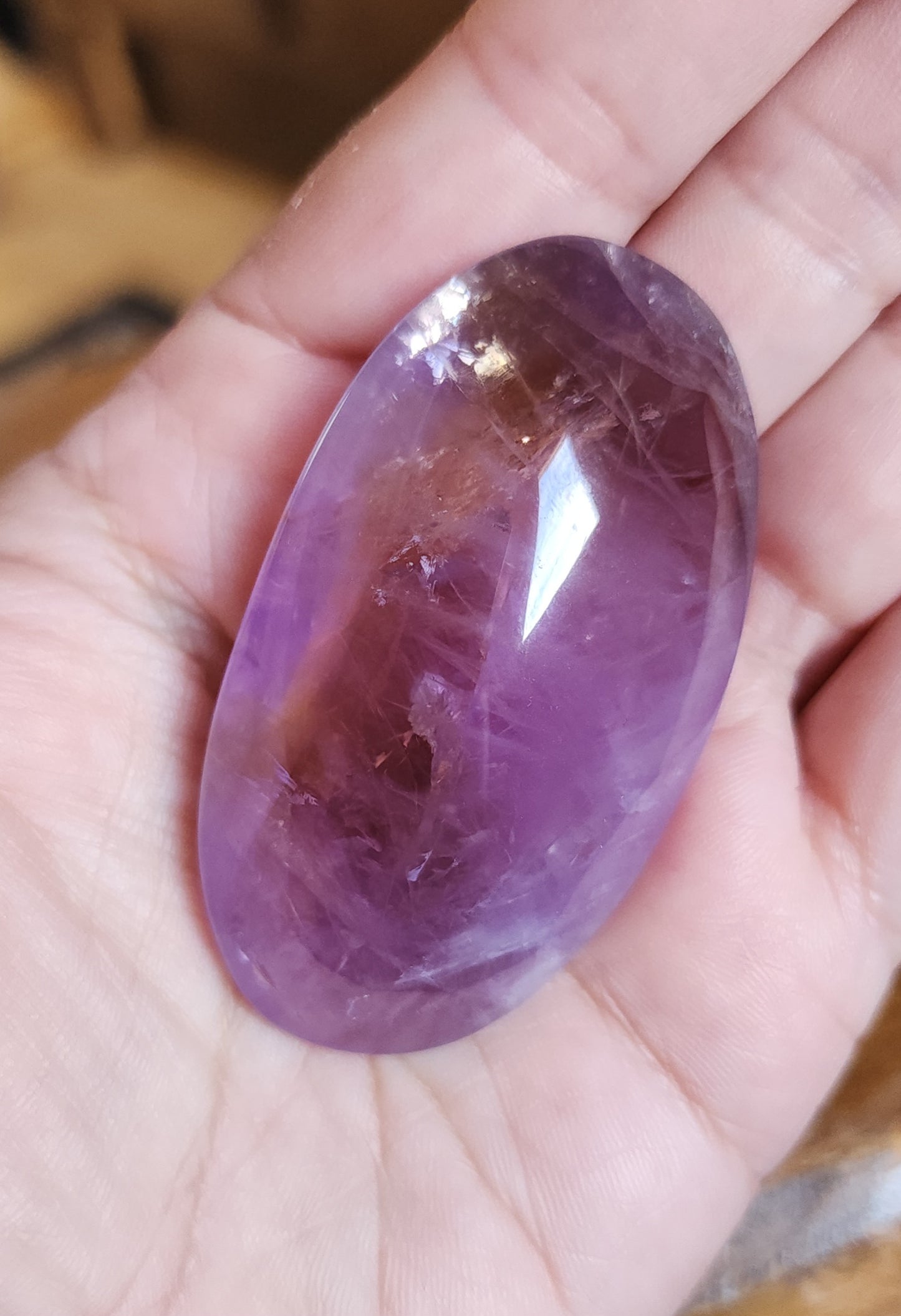 Ametrine Palm Stone