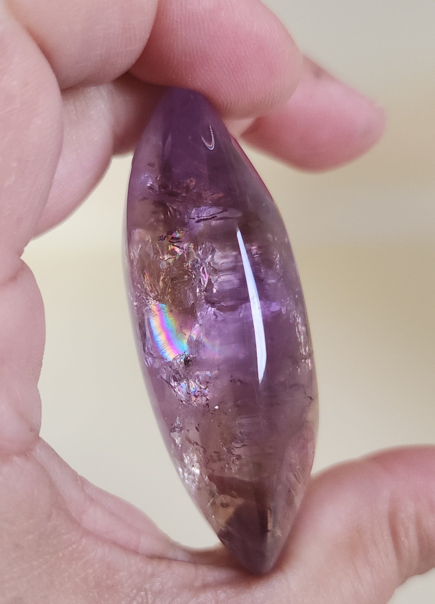 Ametrine Palm Stone