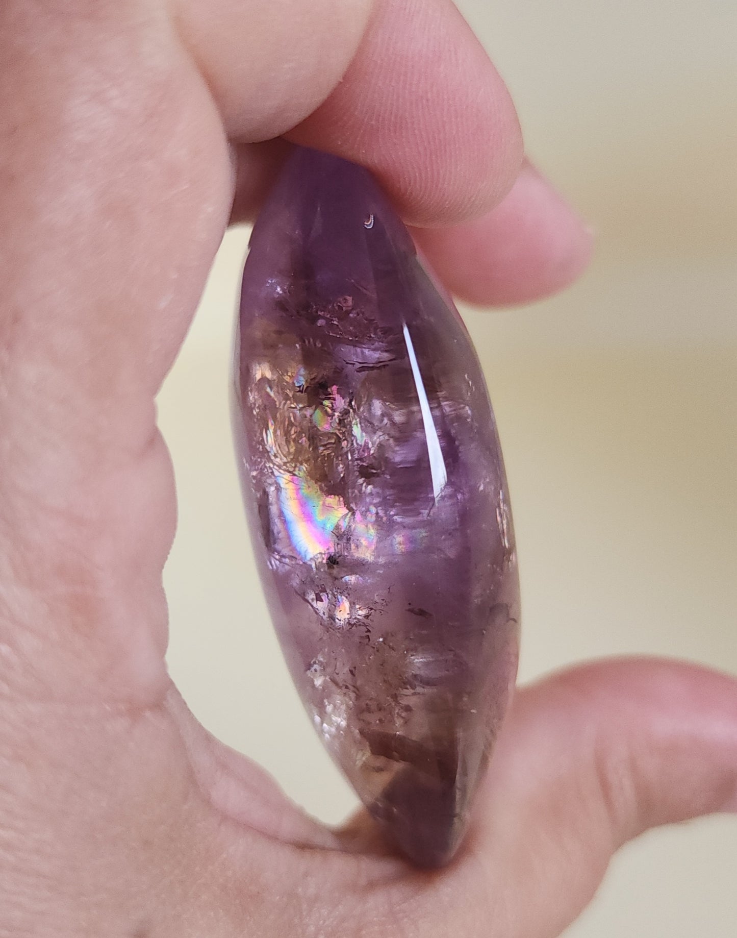 Ametrine Palm Stone
