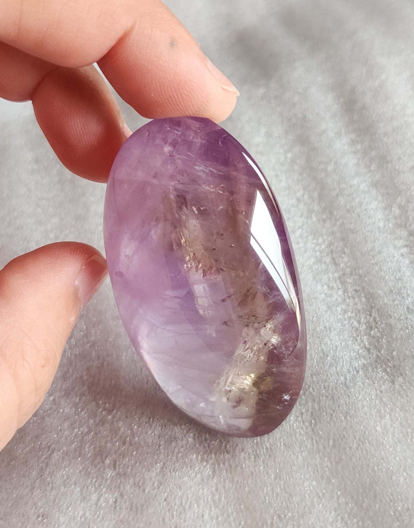 Ametrine Palm Stone