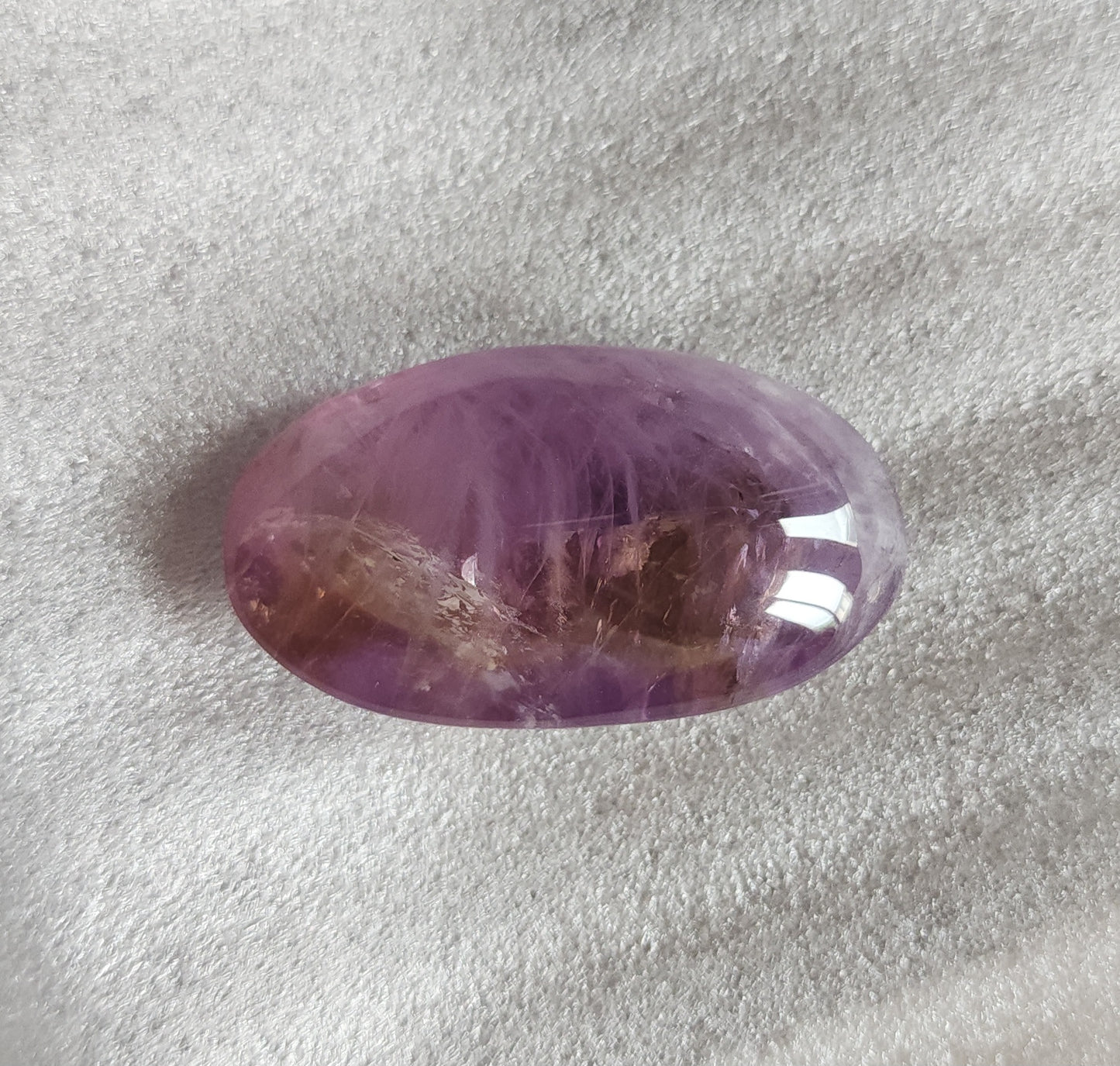 Ametrine Palm Stone