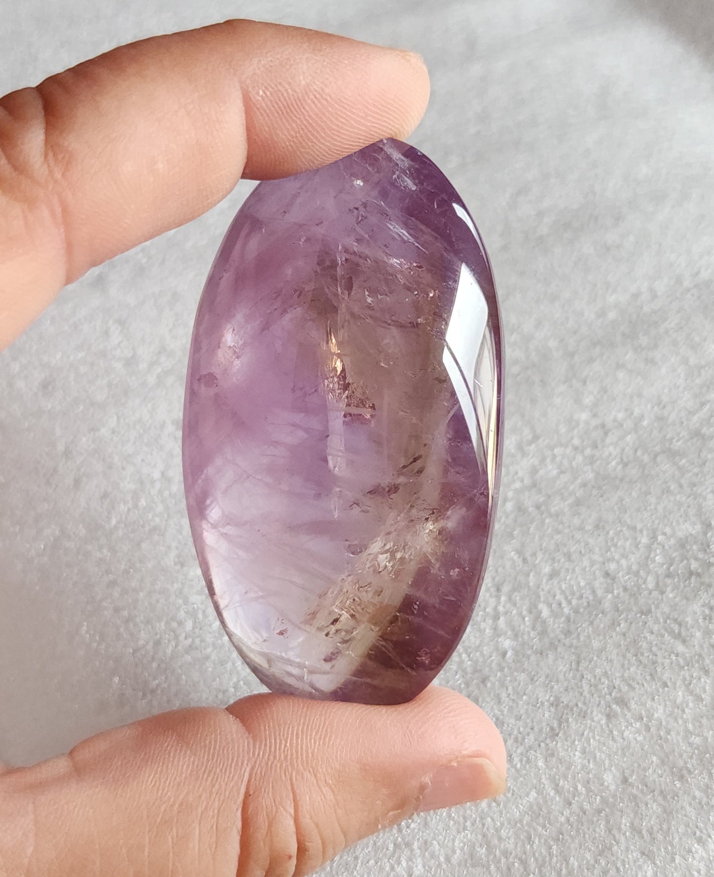 Ametrine Palm Stone
