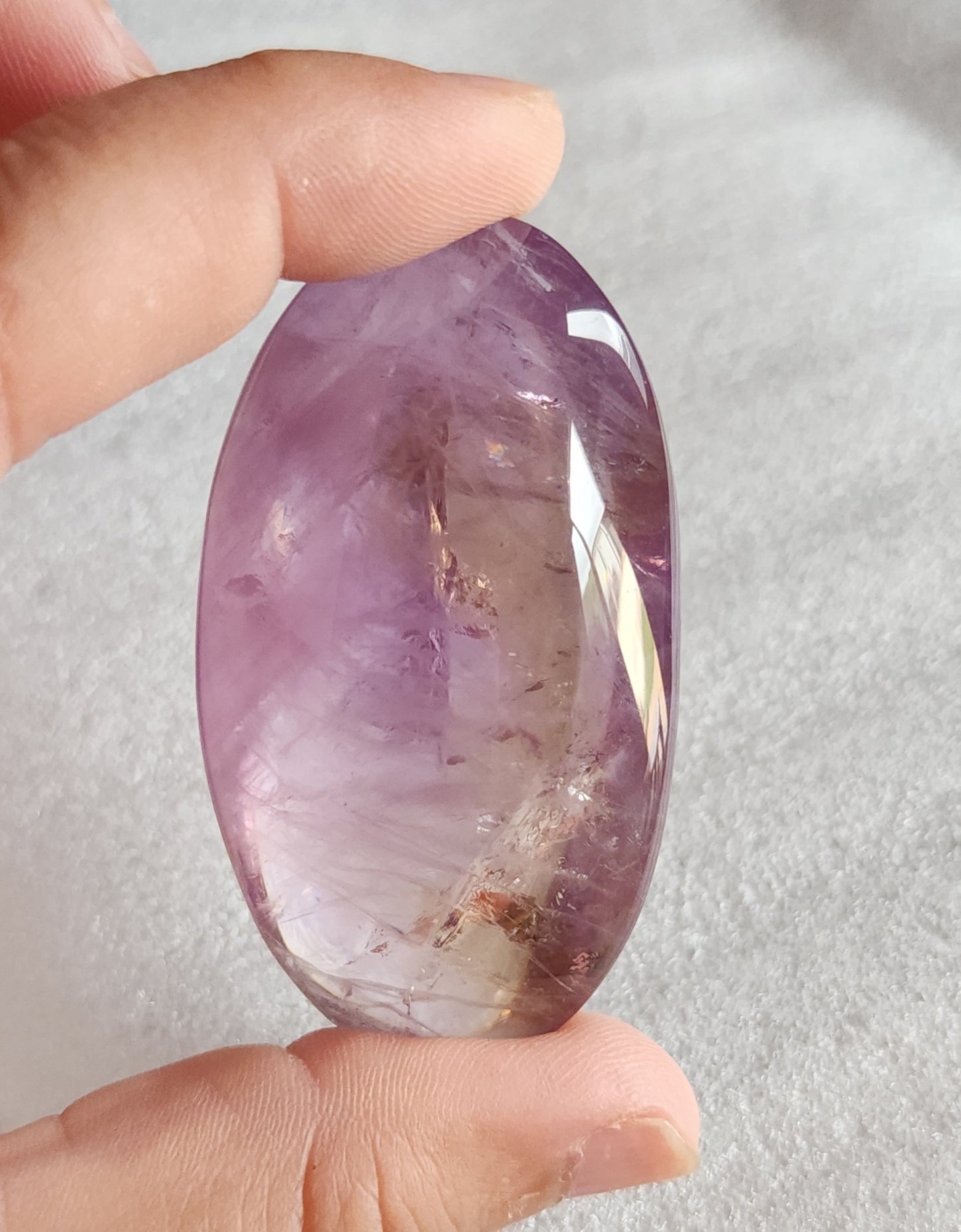 Ametrine Palm Stone