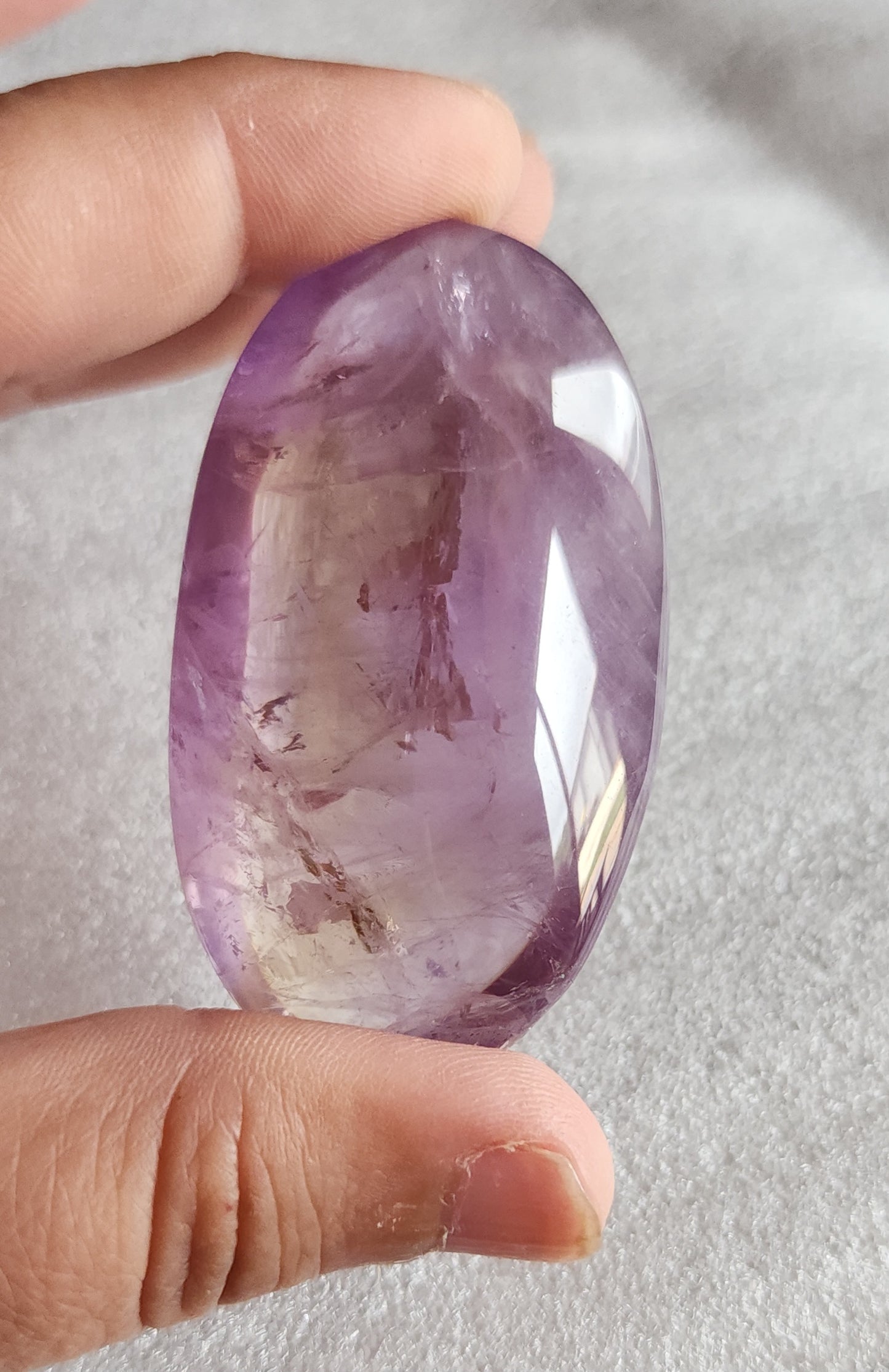 Ametrine Palm Stone