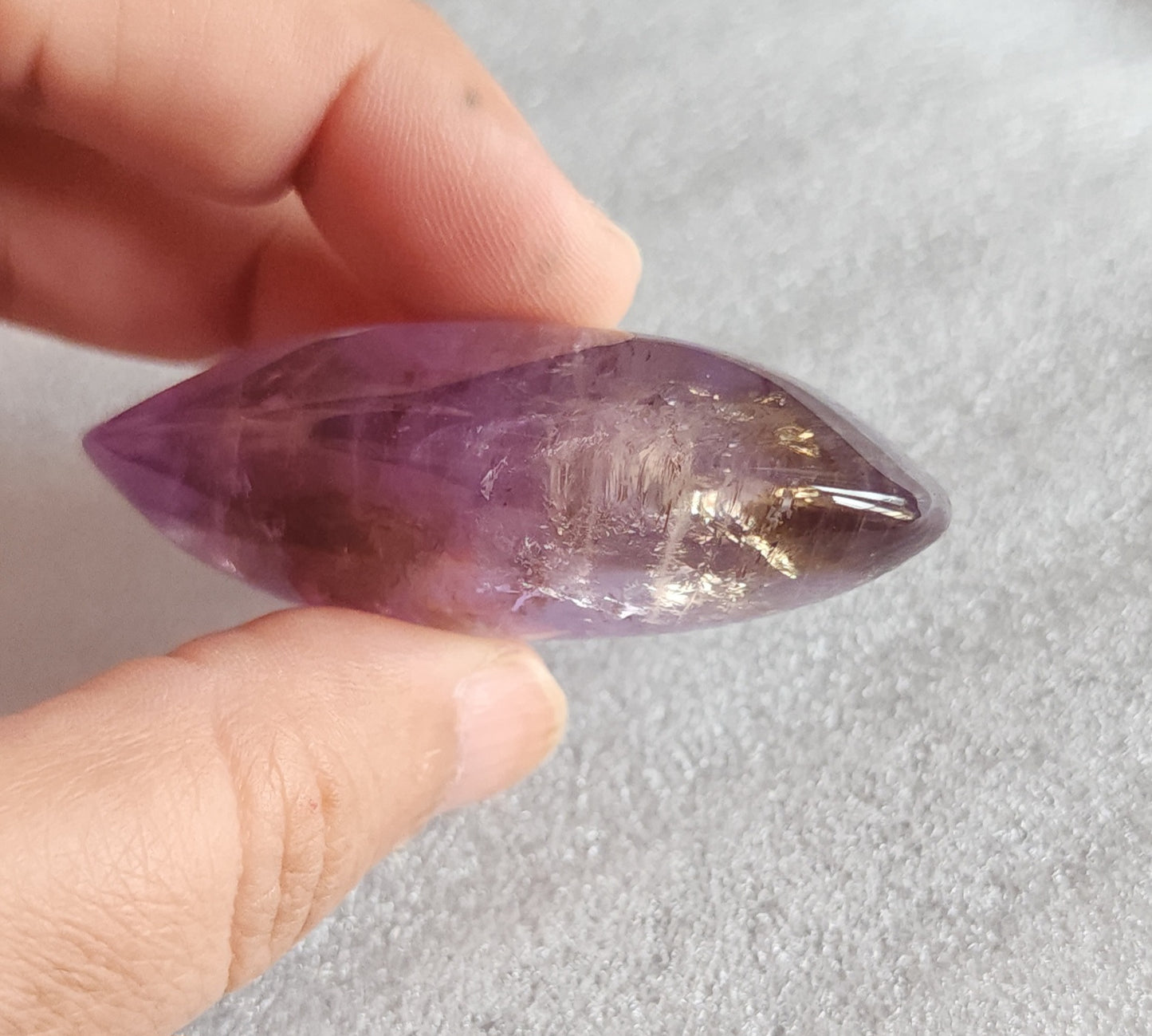 Ametrine Palm Stone