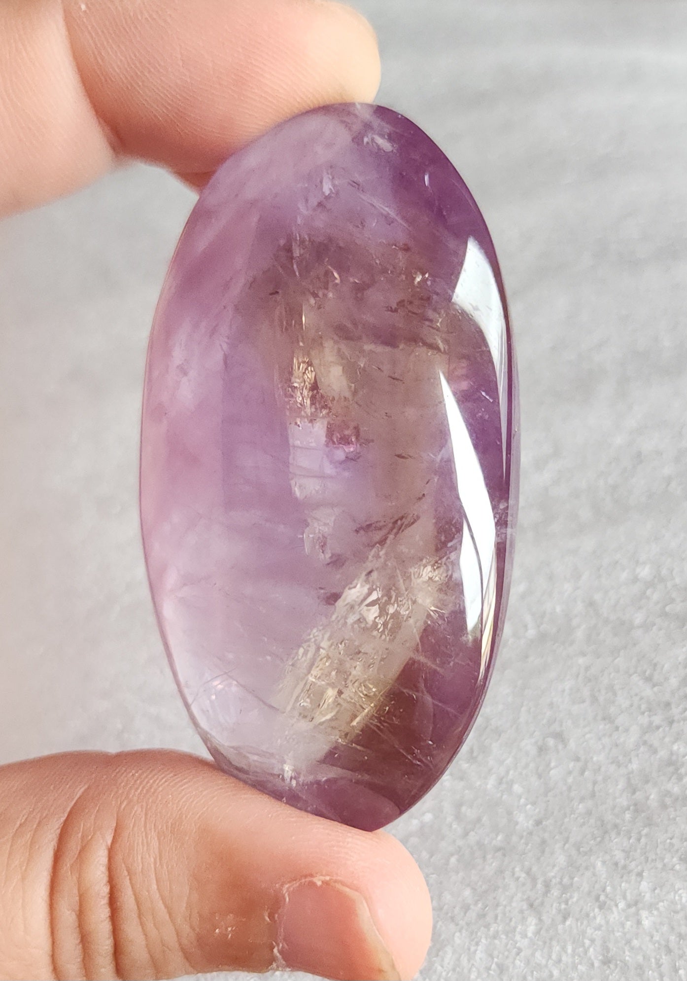 Ametrine Palm Stone