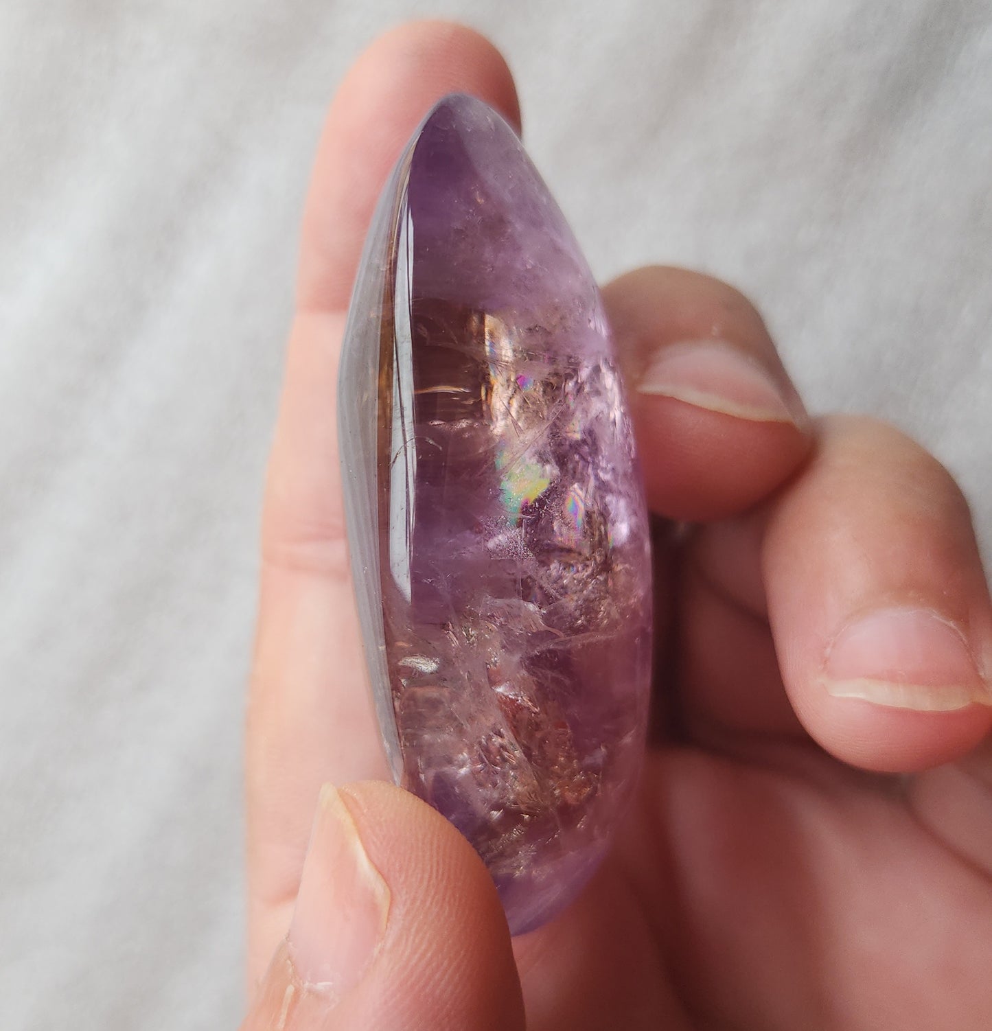 Ametrine Palm Stone