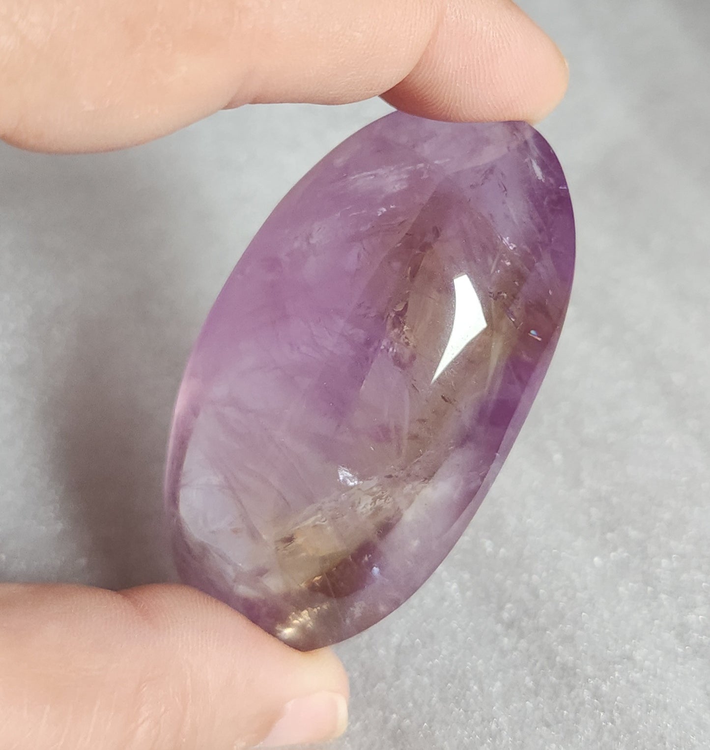 Ametrine Palm Stone
