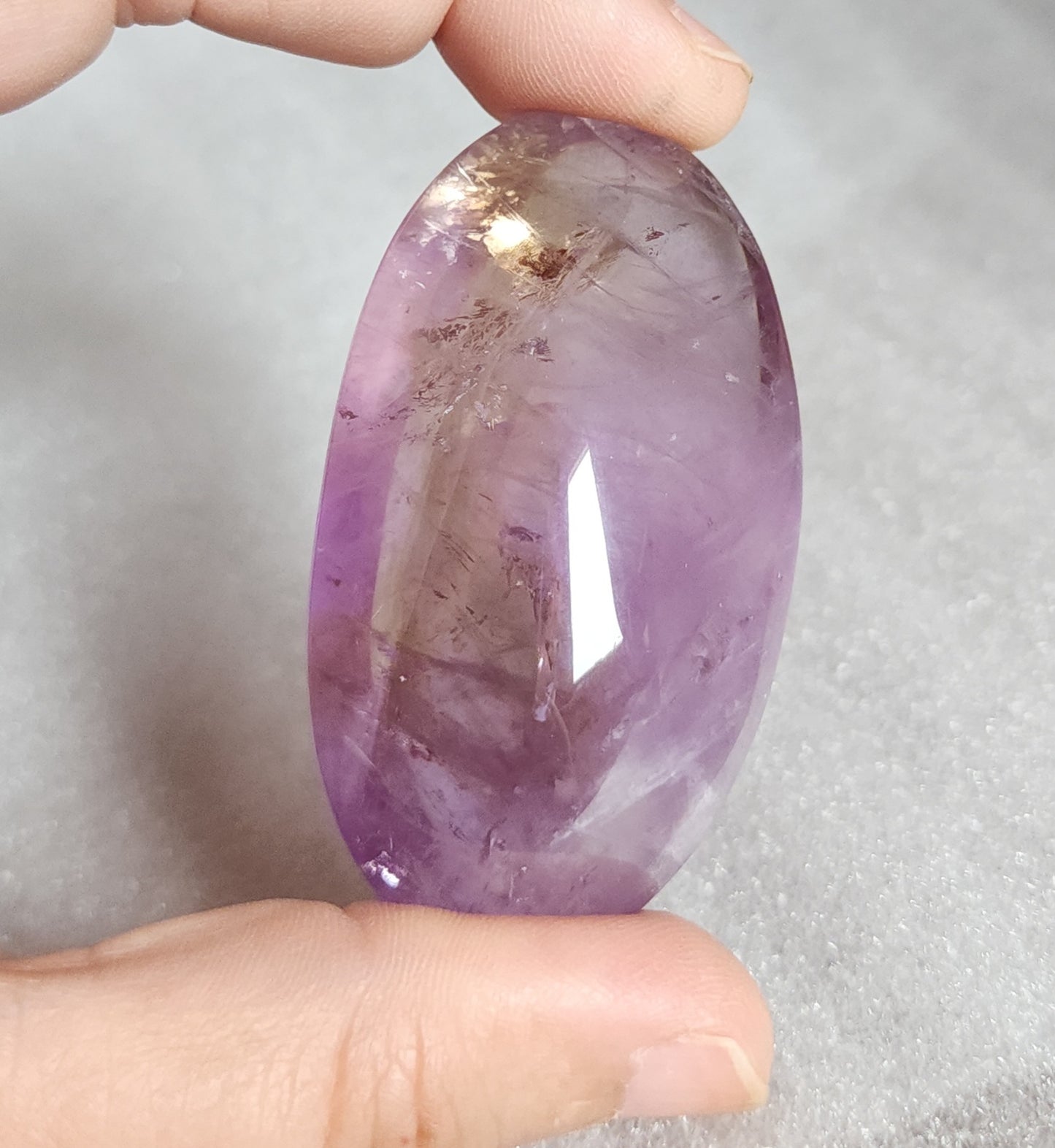 Ametrine Palm Stone