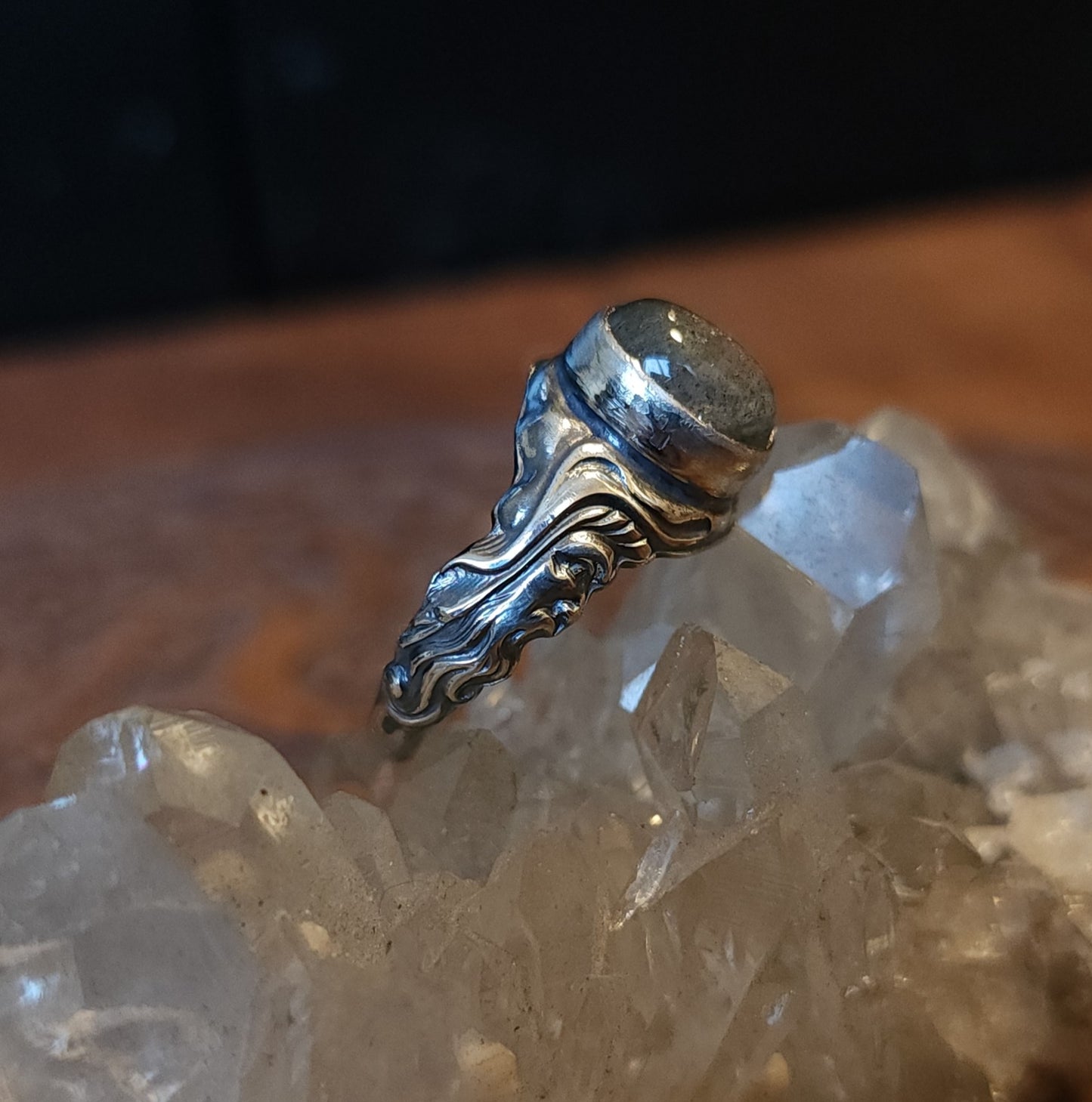 *Made to Order* "Mystic Merlin" Handcrafted Sterling Silver Ring