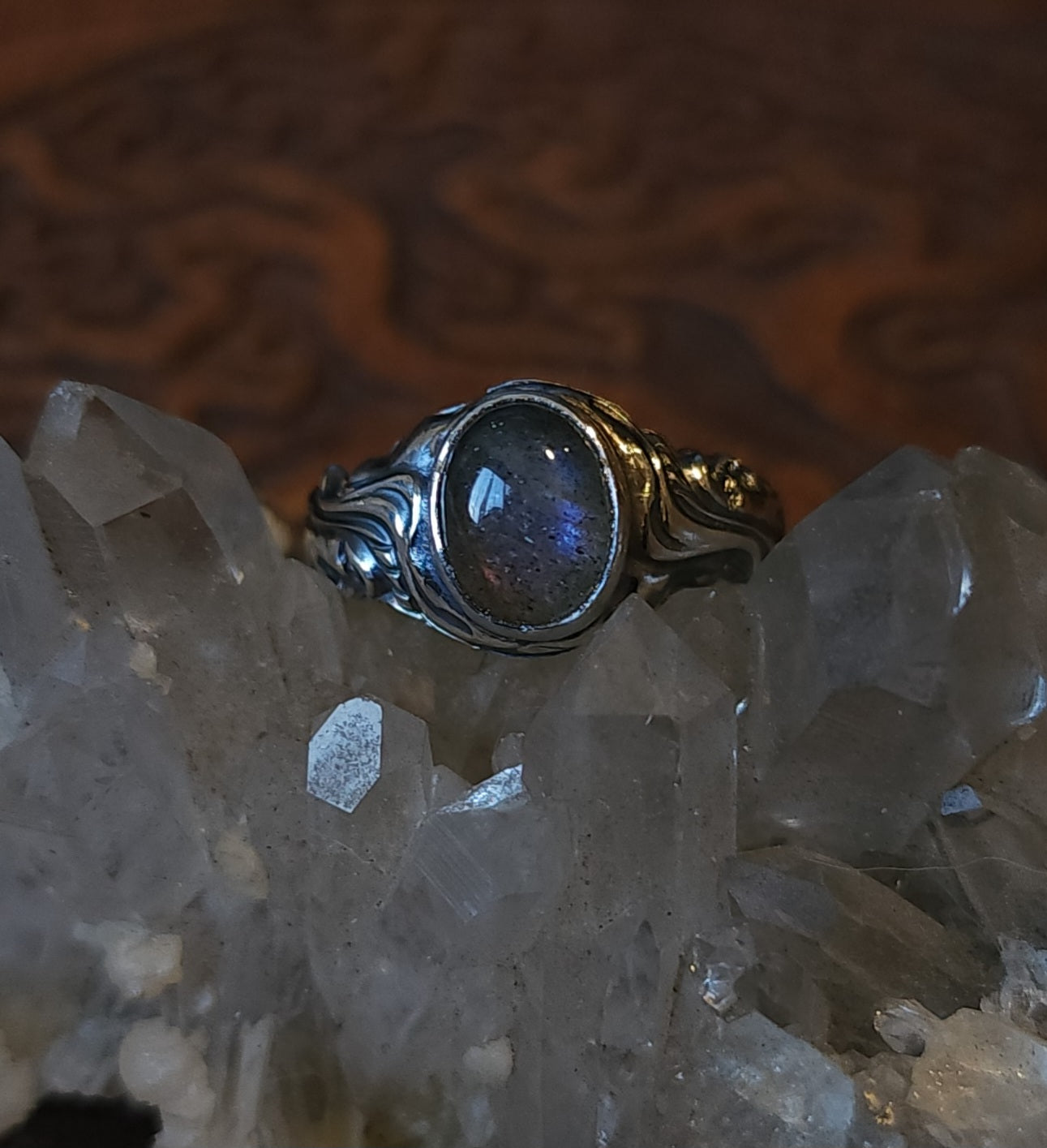 *Made to Order* "Mystic Merlin" Handcrafted Sterling Silver Ring