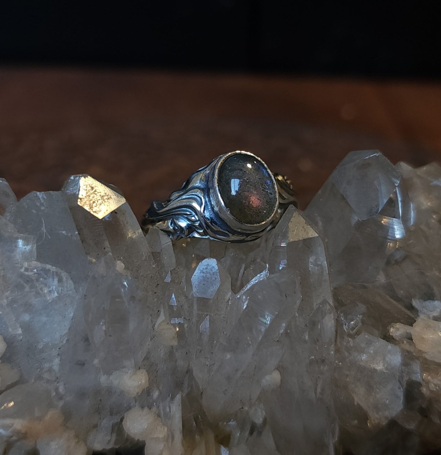 *Made to Order* "Mystic Merlin" Handcrafted Sterling Silver Ring