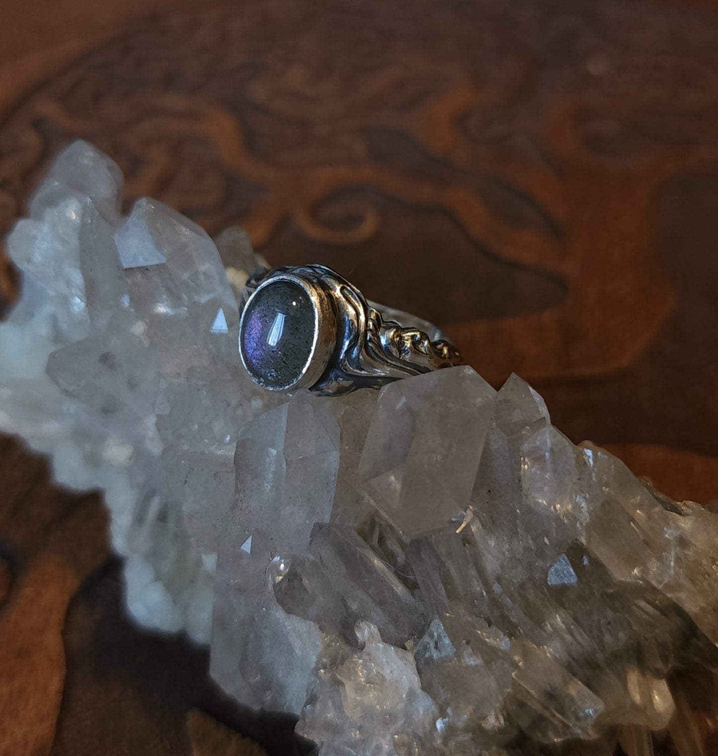 *Made to Order* "Mystic Merlin" Handcrafted Sterling Silver Ring