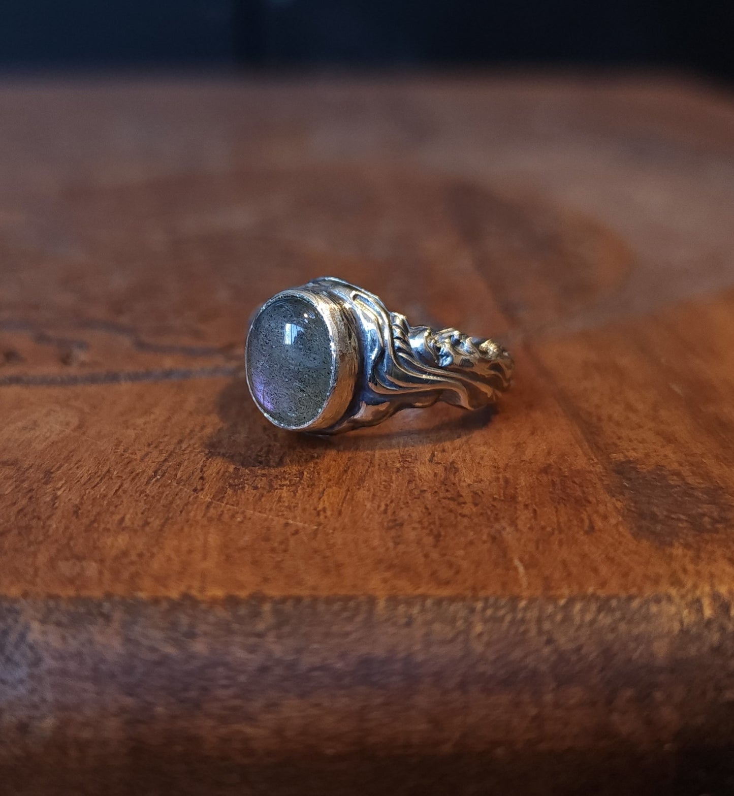 *Made to Order* "Mystic Merlin" Handcrafted Sterling Silver Ring