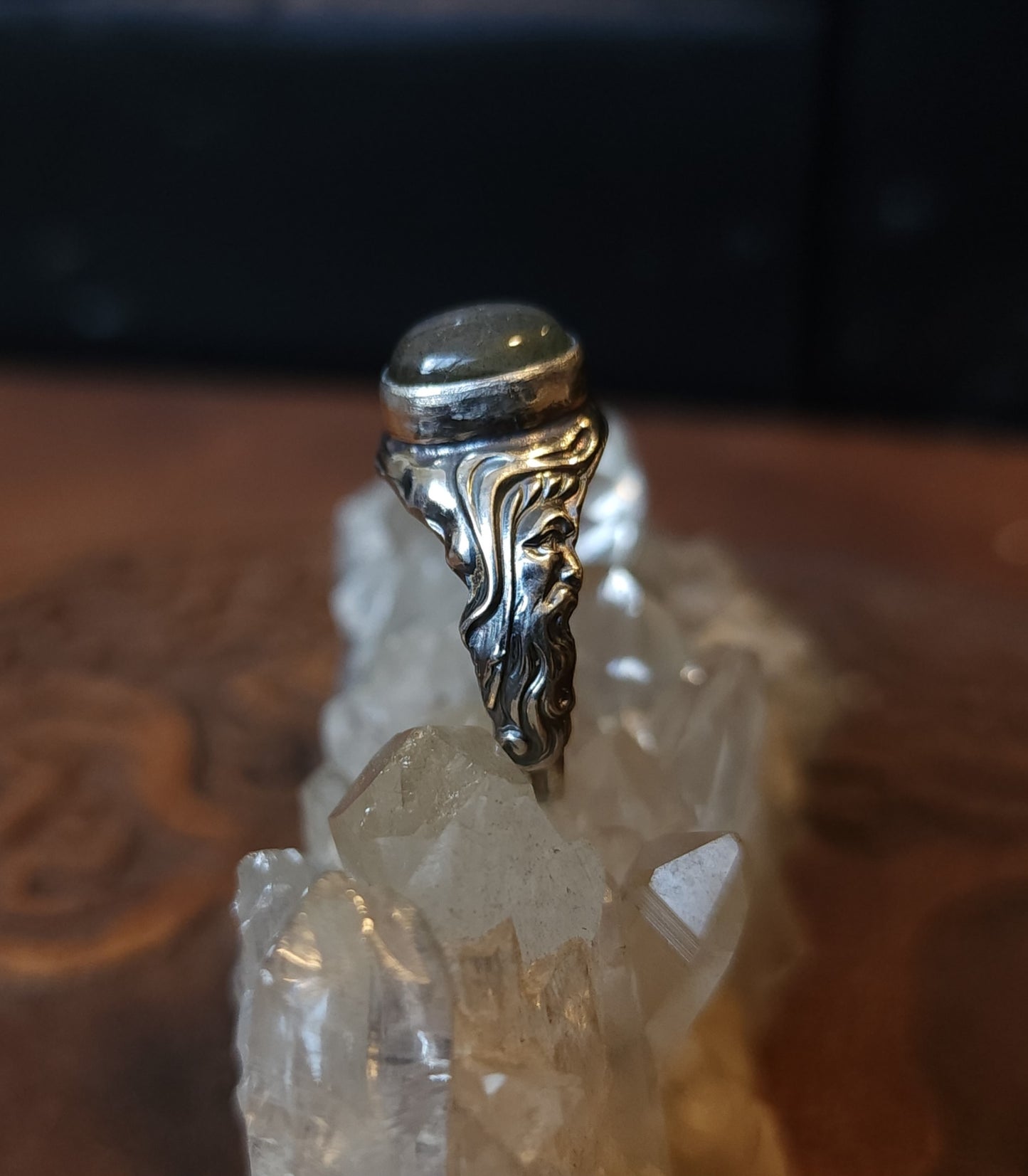 *Made to Order* "Mystic Merlin" Handcrafted Sterling Silver Ring