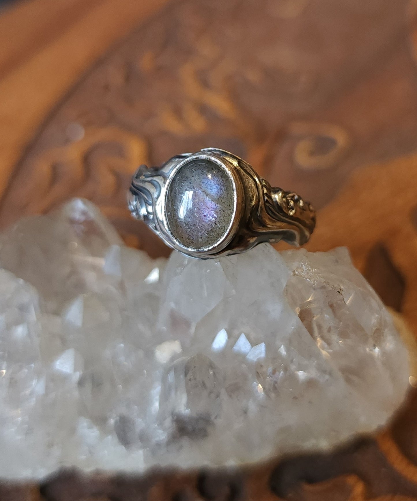 *Made to Order* "Mystic Merlin" Handcrafted Sterling Silver Ring