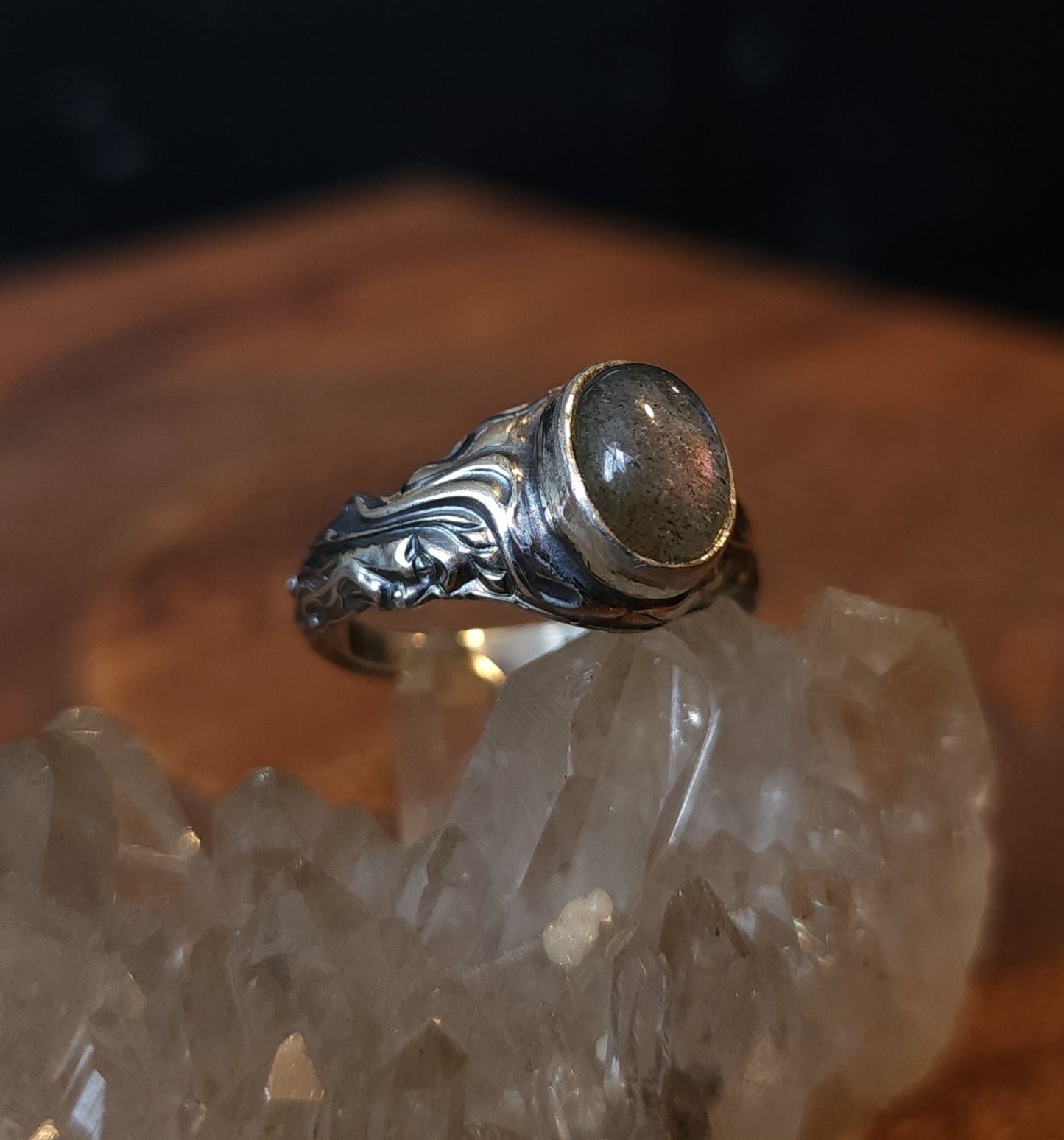 *Made to Order* "Mystic Merlin" Handcrafted Sterling Silver Ring