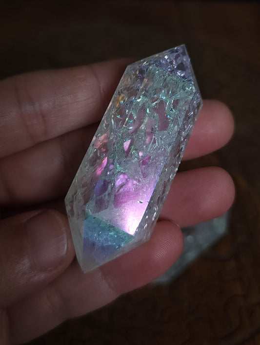 Aura Crackle Quartz - Imperfect