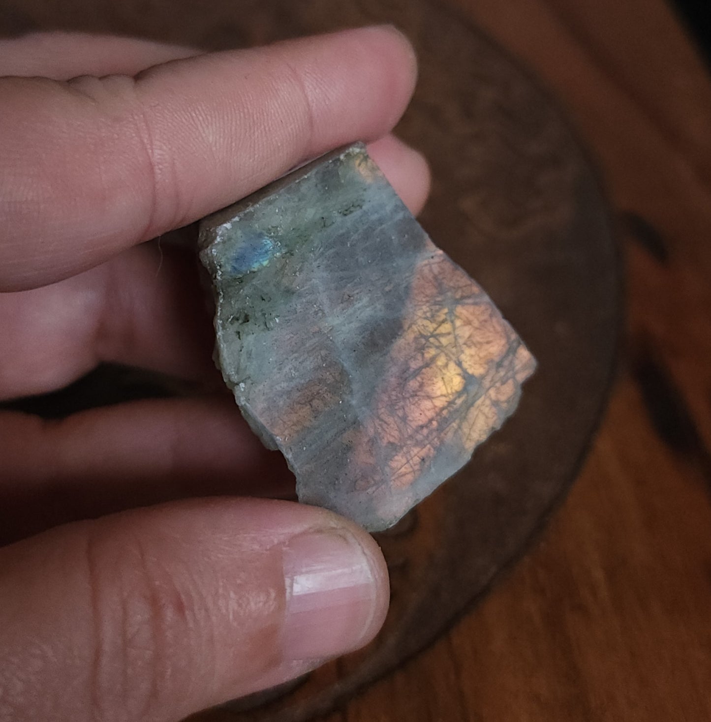 Part Polished Raw Labradorite