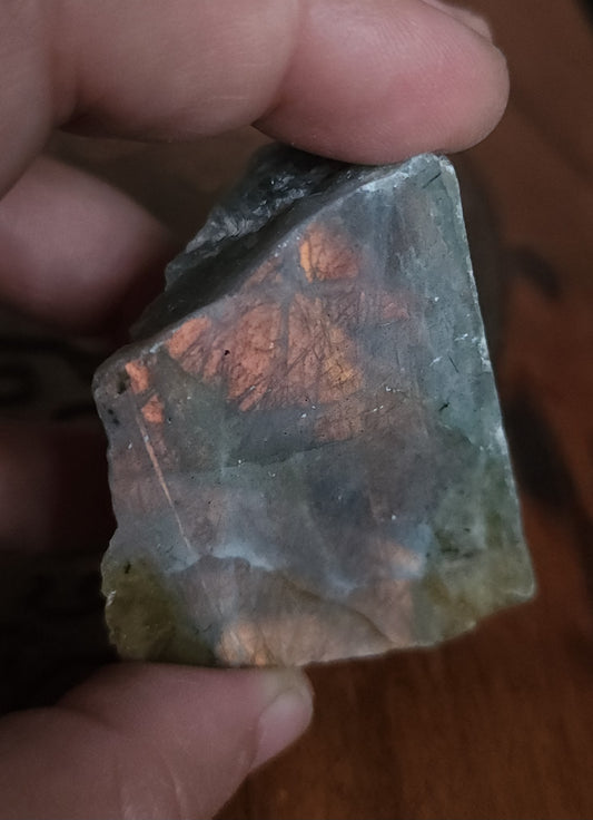 Part Polished Raw Labradorite